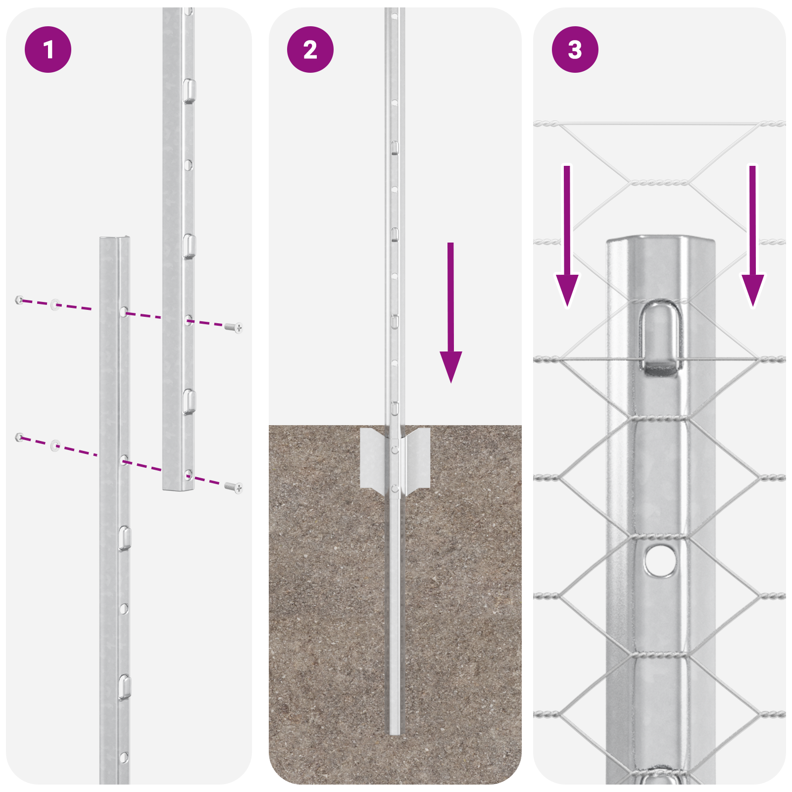 Posturi de gard  22 buc U-Channel 160 cm Oțel galvanizat GartenMobel Dekor