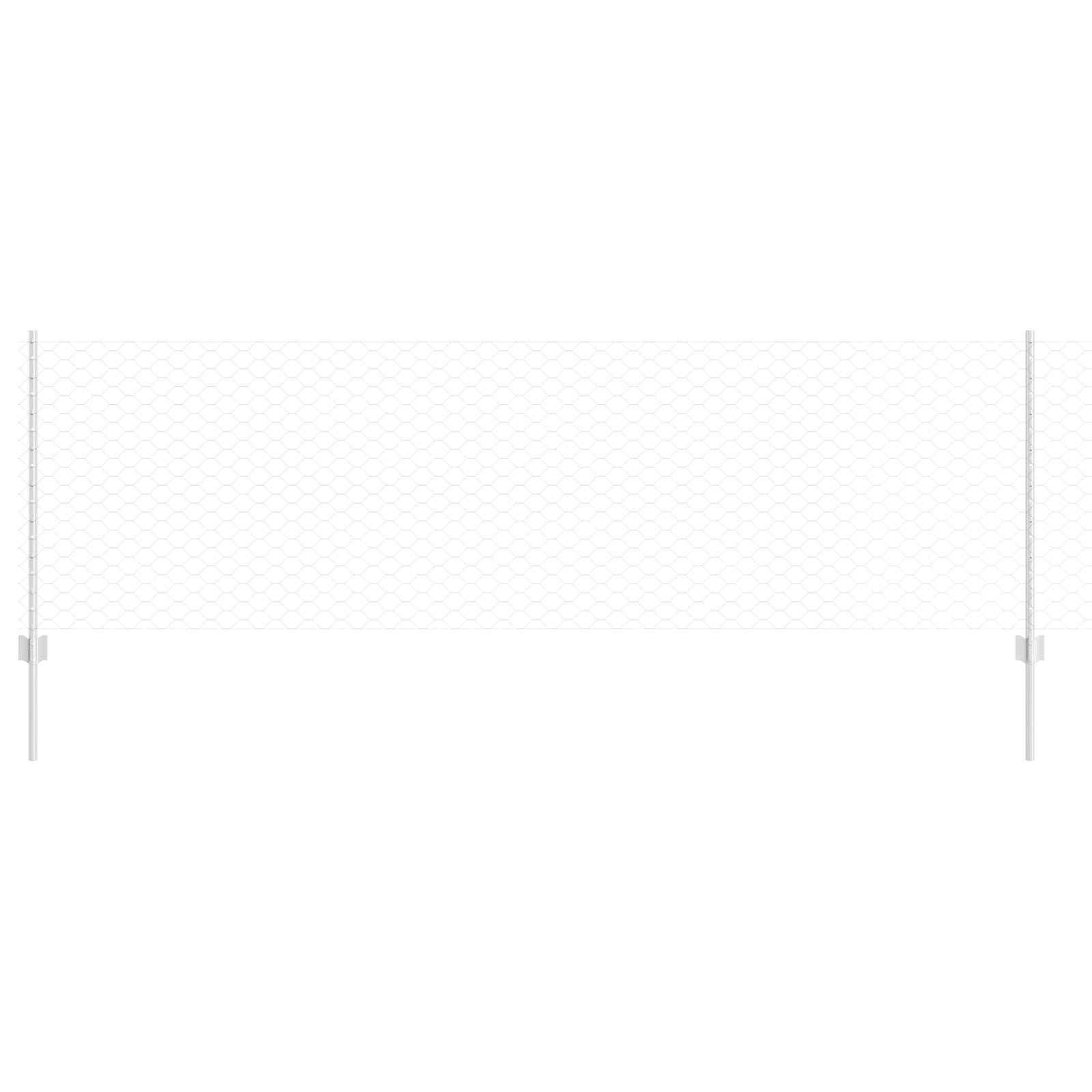 Pupini de Gard  11 buc U-Channel 80 cm Oțel Galvanizat GartenMobel Dekor