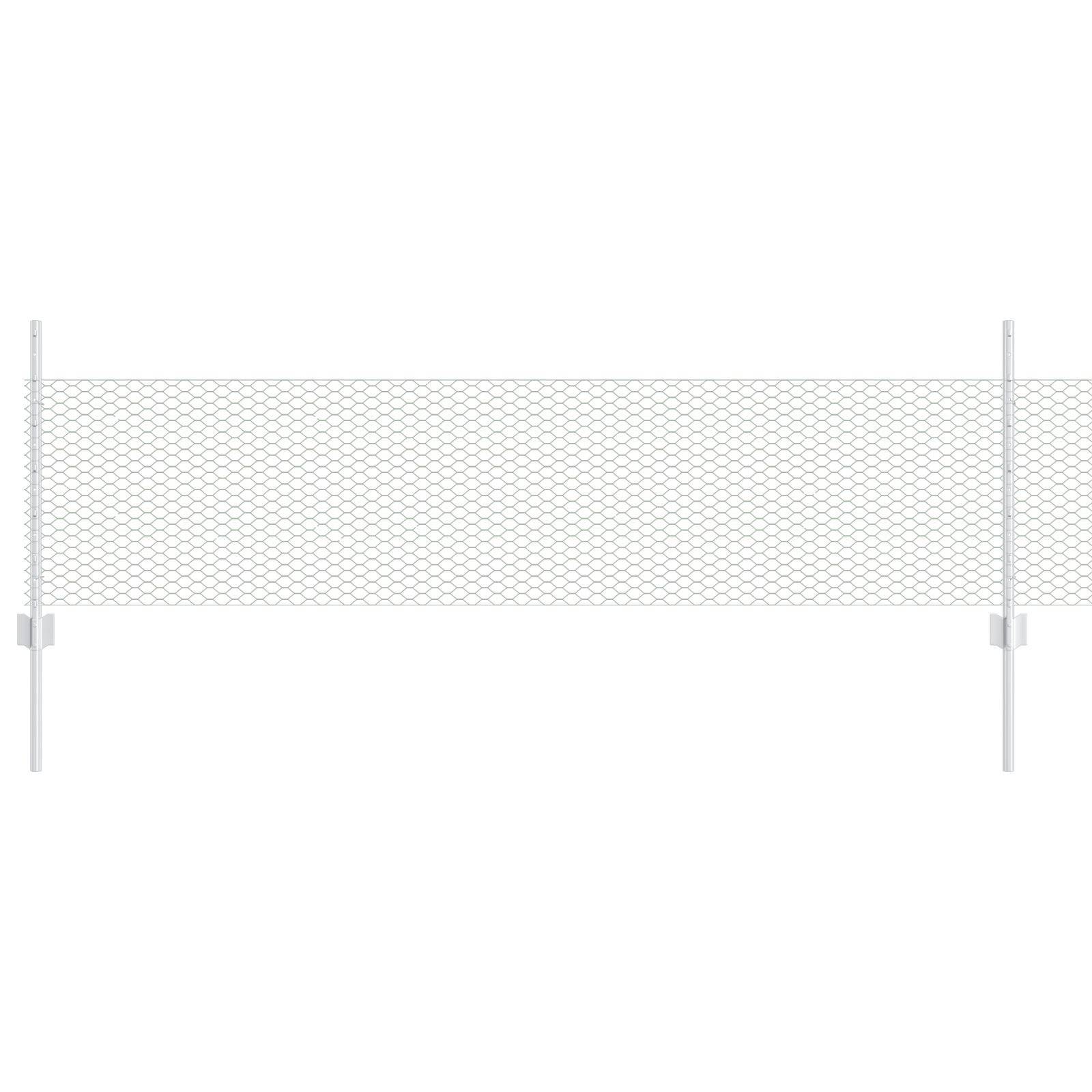 Set de Stâlpi pentru Gard 11 buc U-Channel 60 cm Oțel Galvanizat GartenMobel Dekor