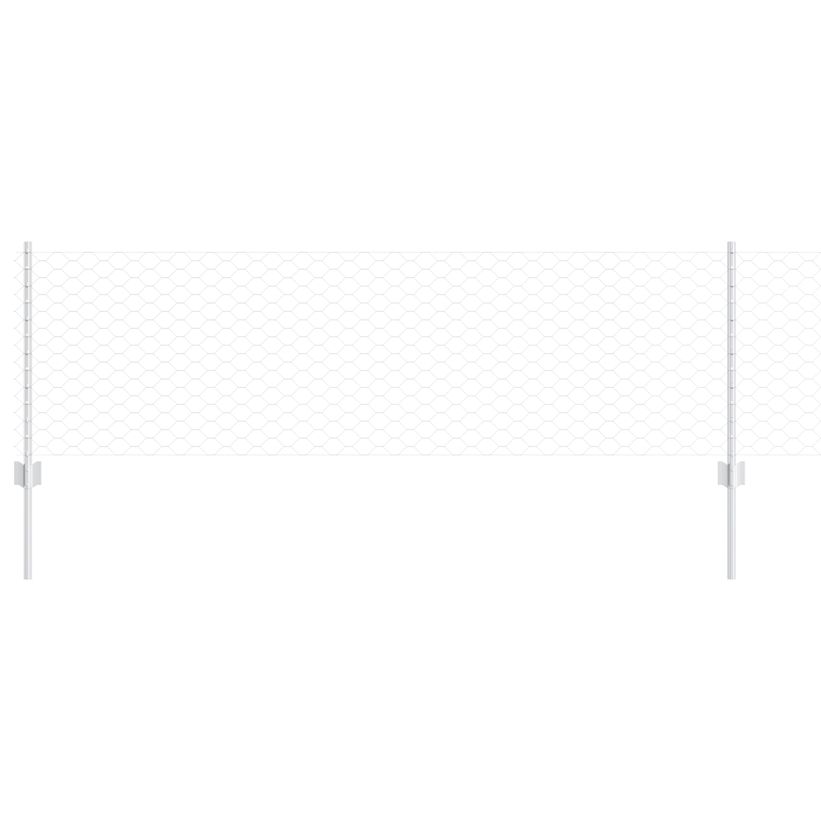 Stâlpi Împrejmuire 11 buc U-Channel 60 cm Oțel Galvanizat GartenMobel Dekor