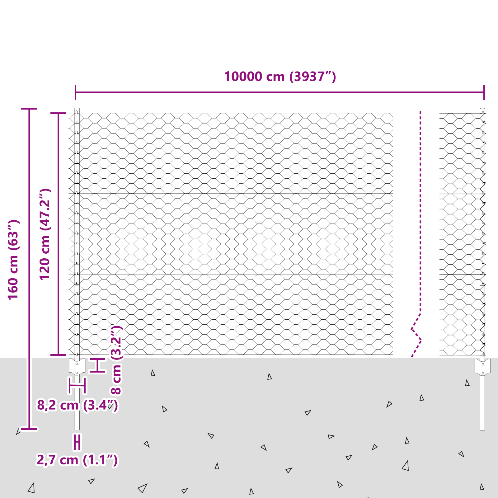 Stâlpi Împrejmuire  22 buc U-Channel 120 cm Oțel Galvanizat GartenMobel Dekor