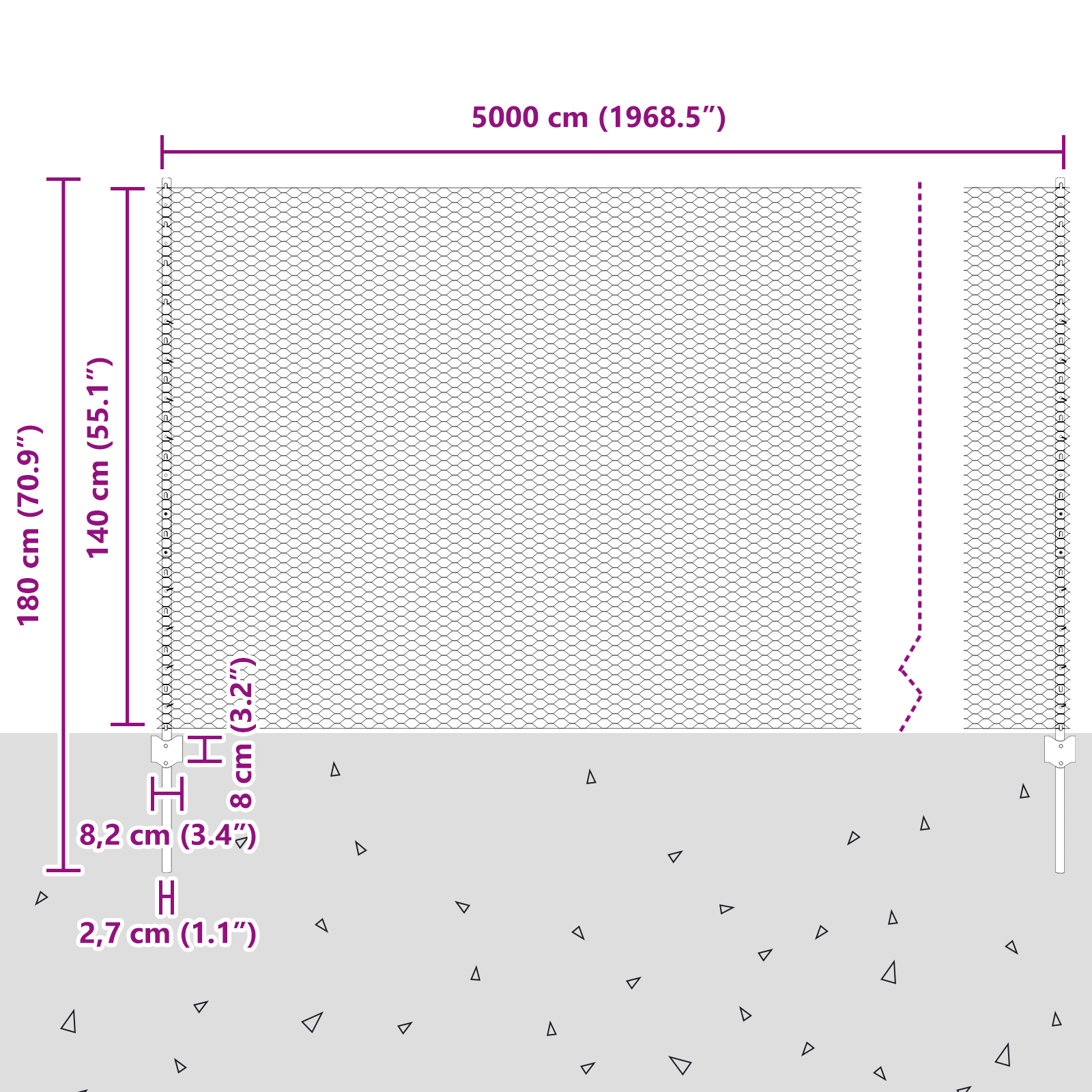 Stâlpi de Gard 22 buc U-Channel 140 cm Oțel Galvanizat GartenMobel Dekor