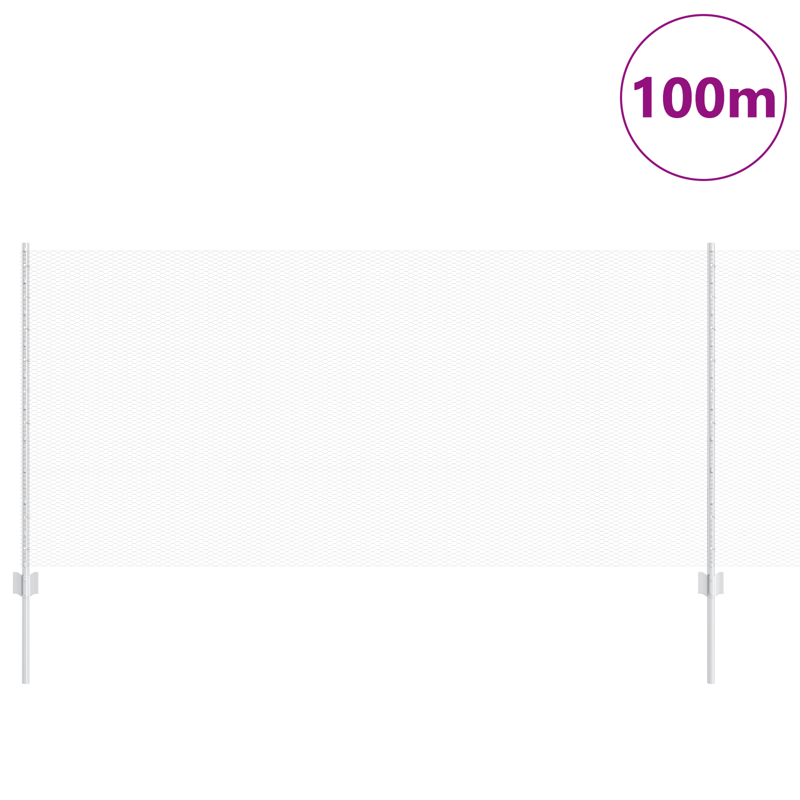 Stâlpi de gard  22 buc U-Channel 100 cm Oțel galvanizat GartenMobel Dekor