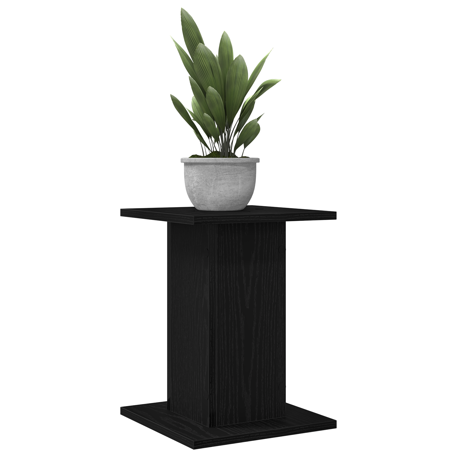 Suport plante, 2 buc., stejar negru, 30x30x40 cm lemn prelucrat GartenMobel Dekor