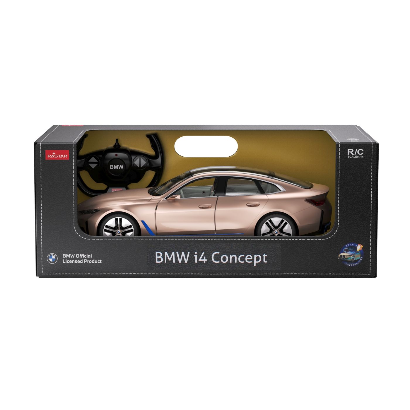 MASINA CU TELECOMANDA BMW i4 CONCEPT SCARA 1 LA 14 SuperHeroes ToysZone
