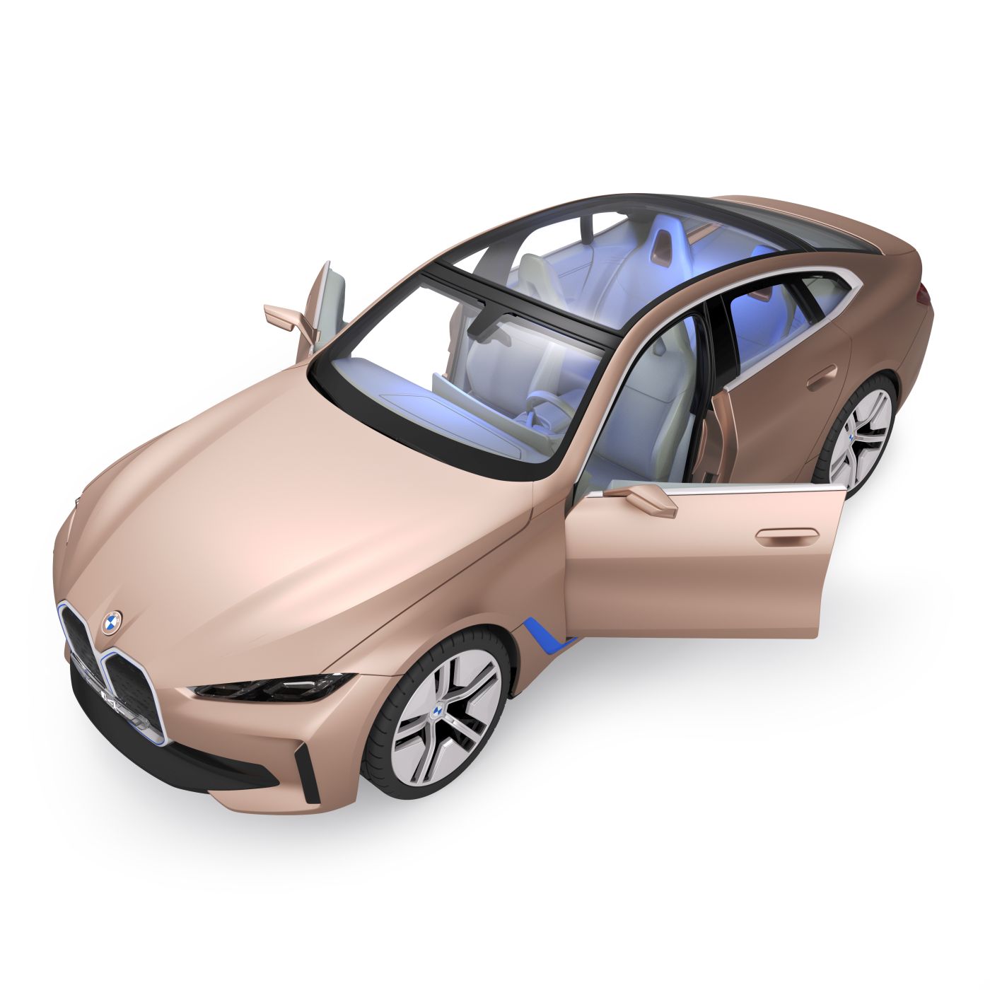 MASINA CU TELECOMANDA BMW i4 CONCEPT SCARA 1 LA 14 SuperHeroes ToysZone