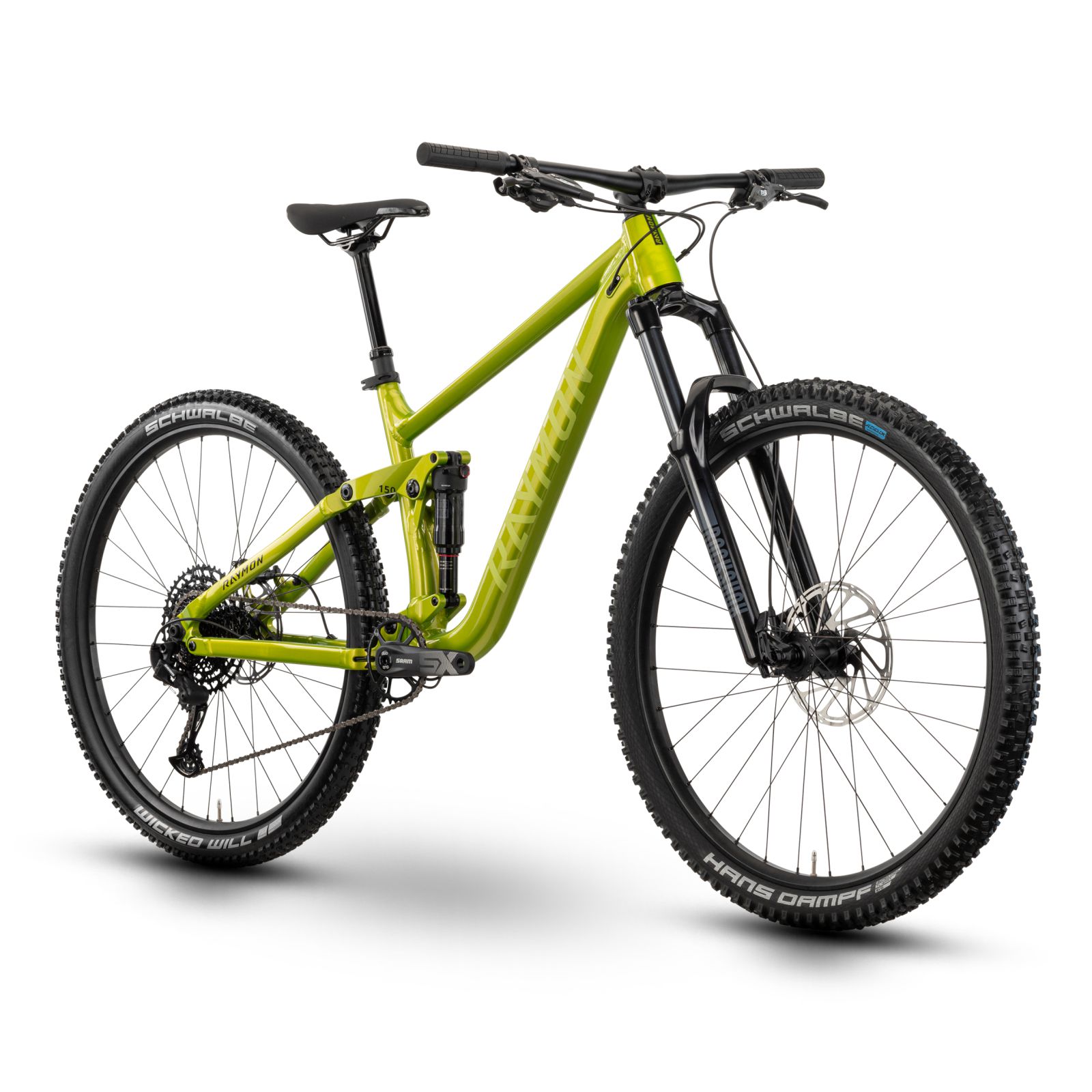 Bicicleta Full Suspension Raymon Yara 150 Pro 2025 - 29 Inch, S, Verde Neon - SX Ultimate FactoryBikes