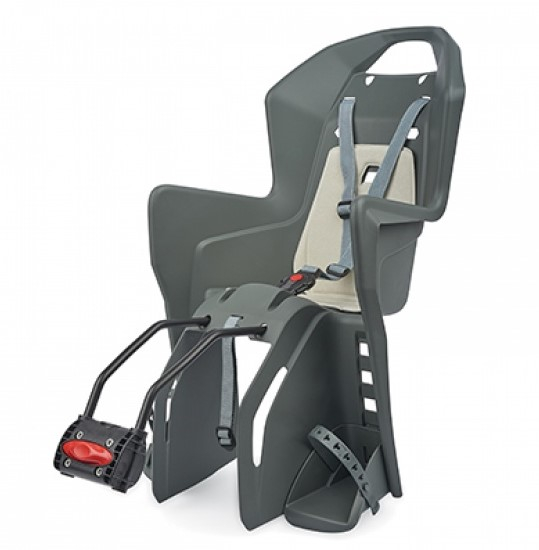 Scaun Bicicleta Copii Polisport Koolah FF - Gri-Crem Ultimate FactoryBikes