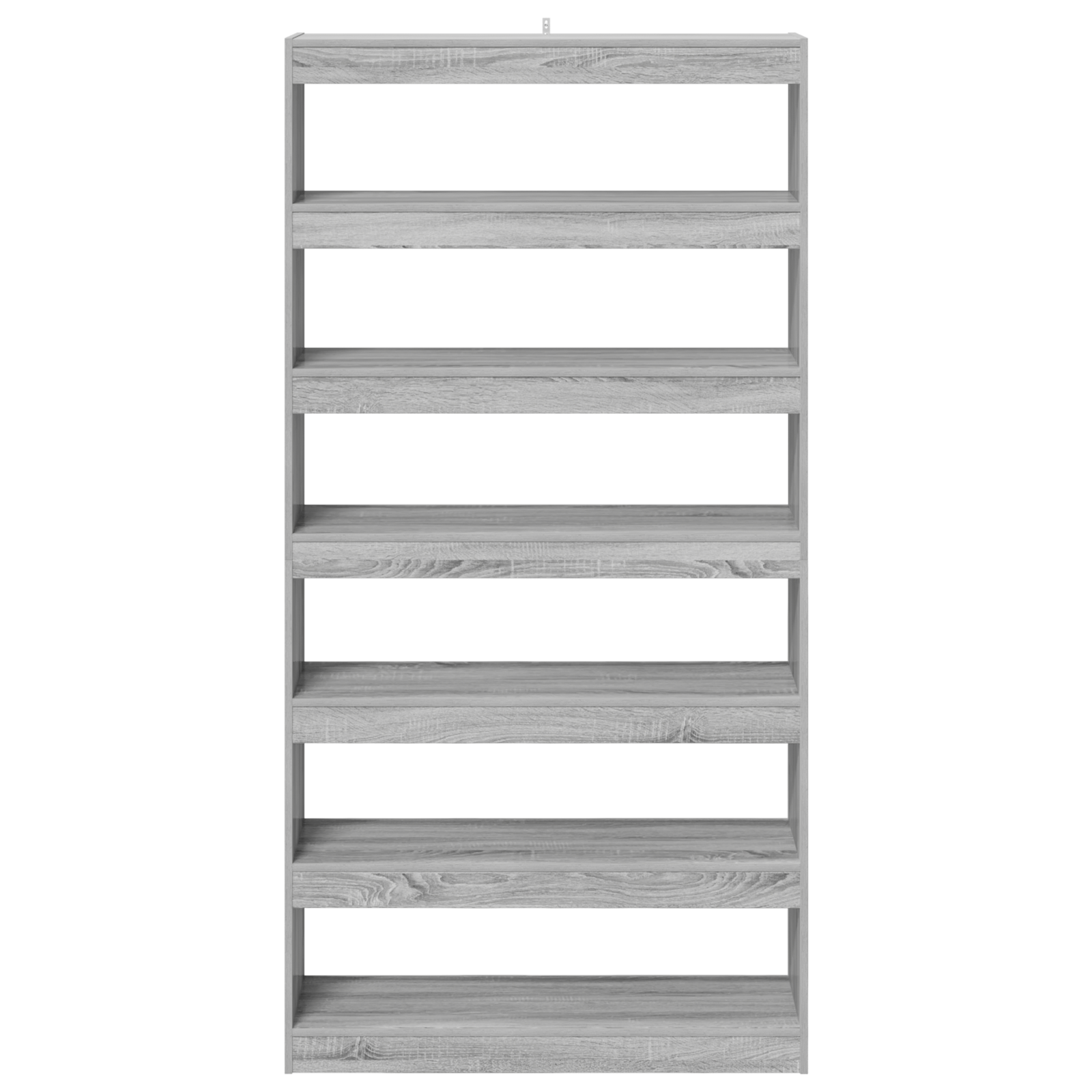 Raft de cărți/Separator pentru cameră Negru Stejar 100x30x198 cm Lemn prelucrat GartenMobel Dekor