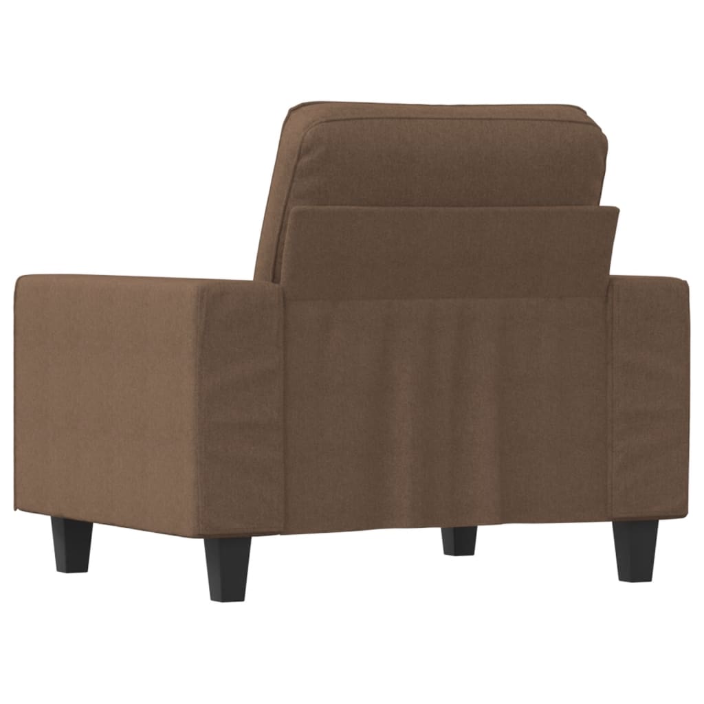 Fotoliu canapea, maro, 60 cm, material textil GartenMobel Dekor