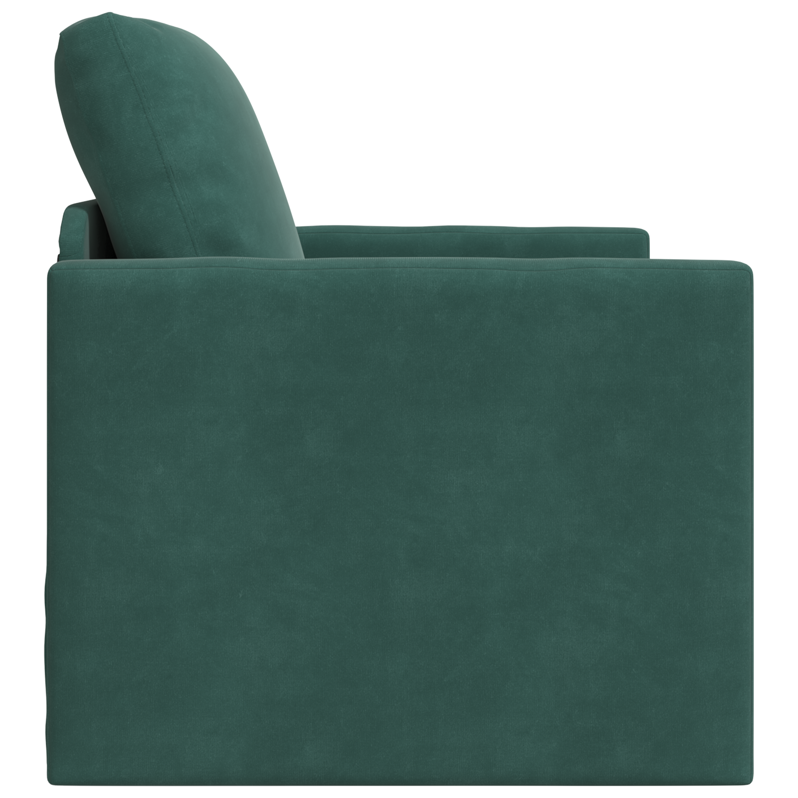 Sofa Pat 2 în 1 Verde închis 74x77x81 cm Catifea GartenMobel Dekor