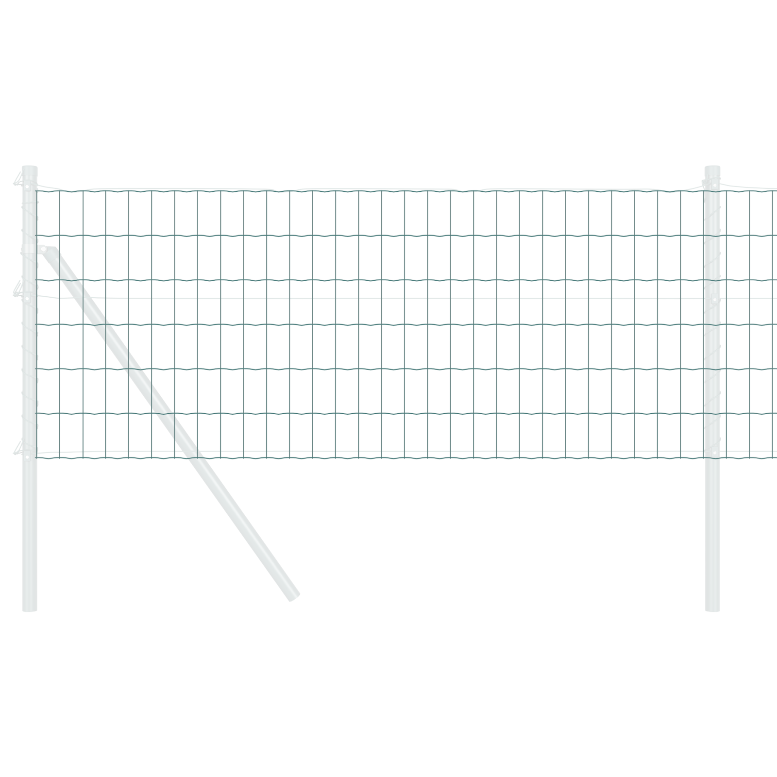 Gard Euro Verde 0.4x25 m Fier GartenMobel Dekor
