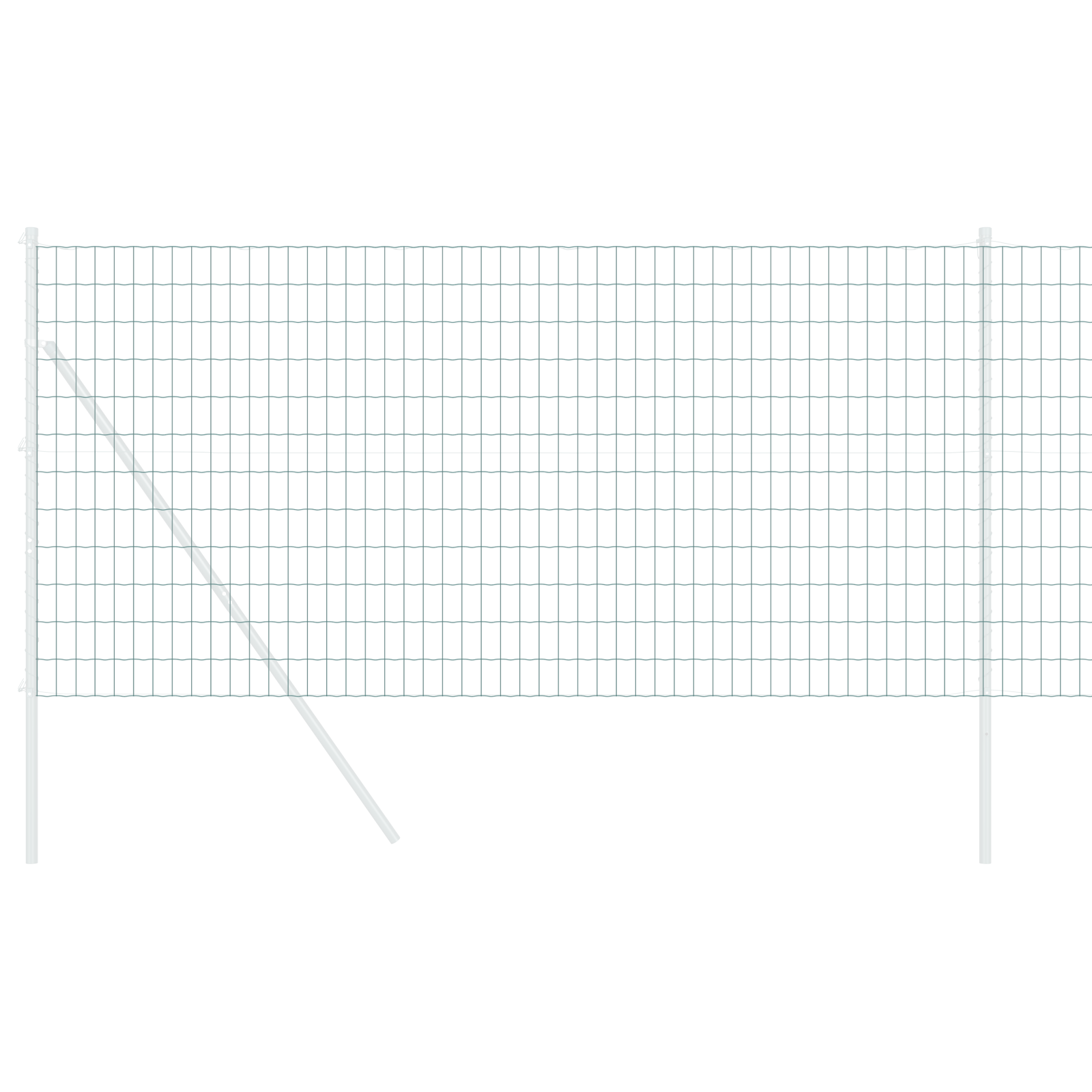 Împrejmuire Euro Verde 1,4x10 m Oțel GartenMobel Dekor