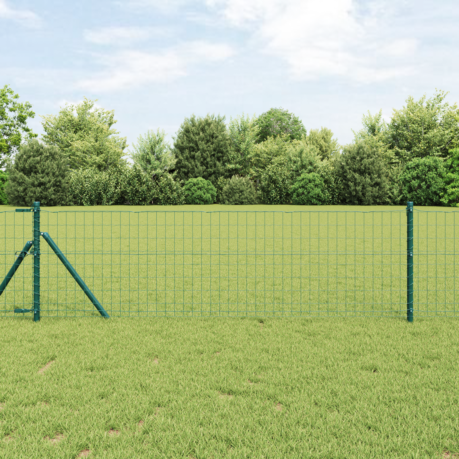 Îngrădire Euro Verde 0.4x10 m Fier GartenMobel Dekor