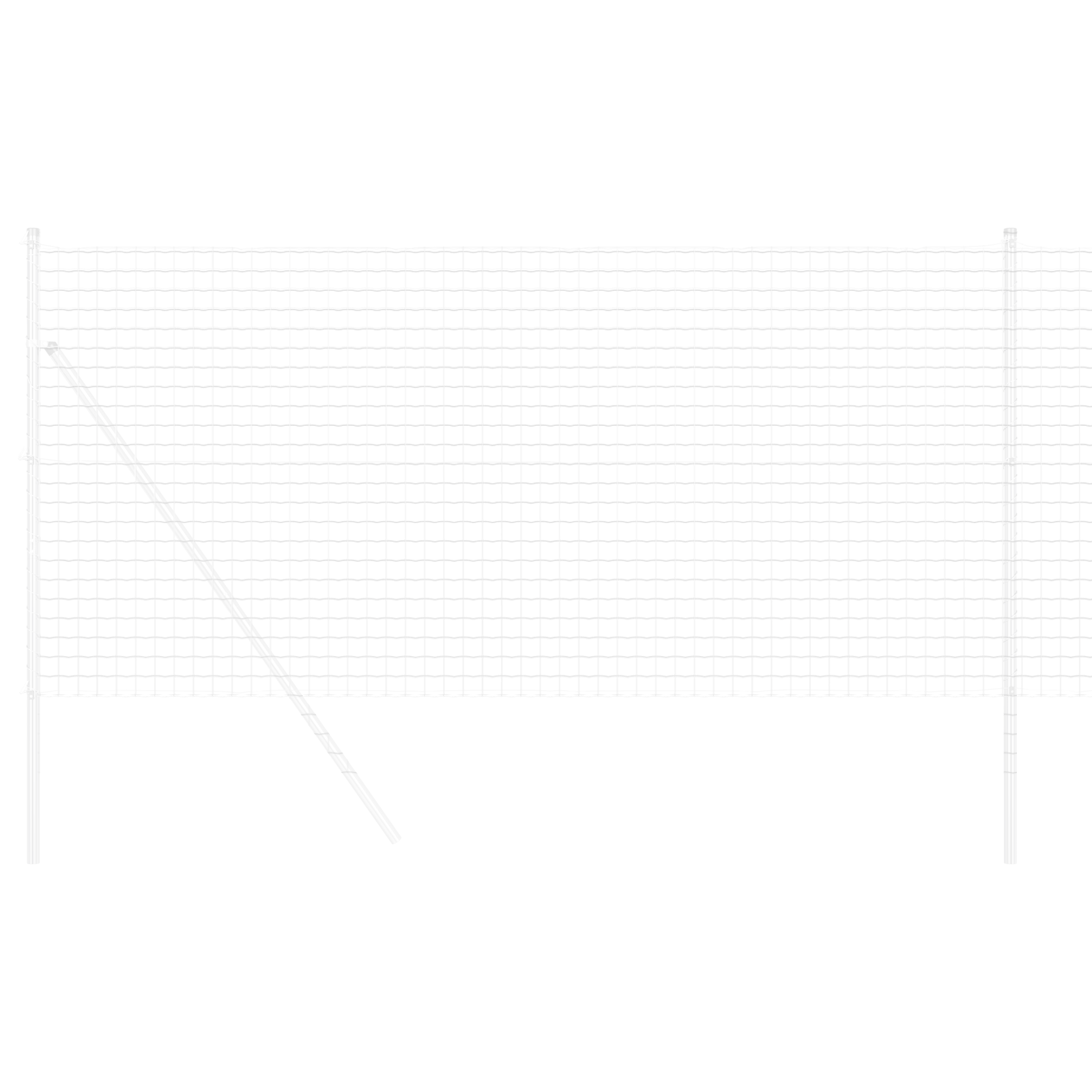 Gard Euro 1.2x10 m din Oțel Galvanizat GartenMobel Dekor