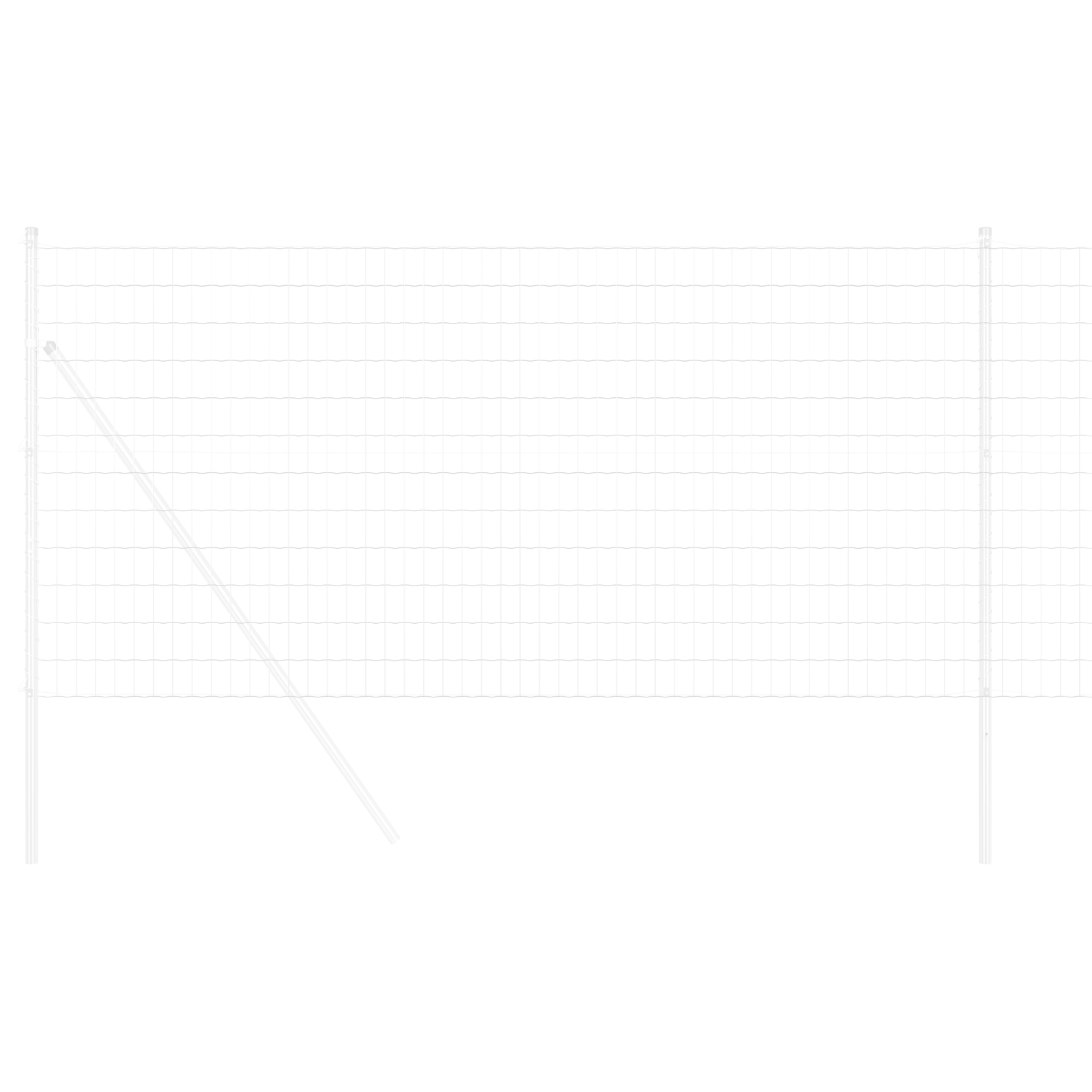 Gard Euro 1x10 m Oțel Galvanizat GartenMobel Dekor