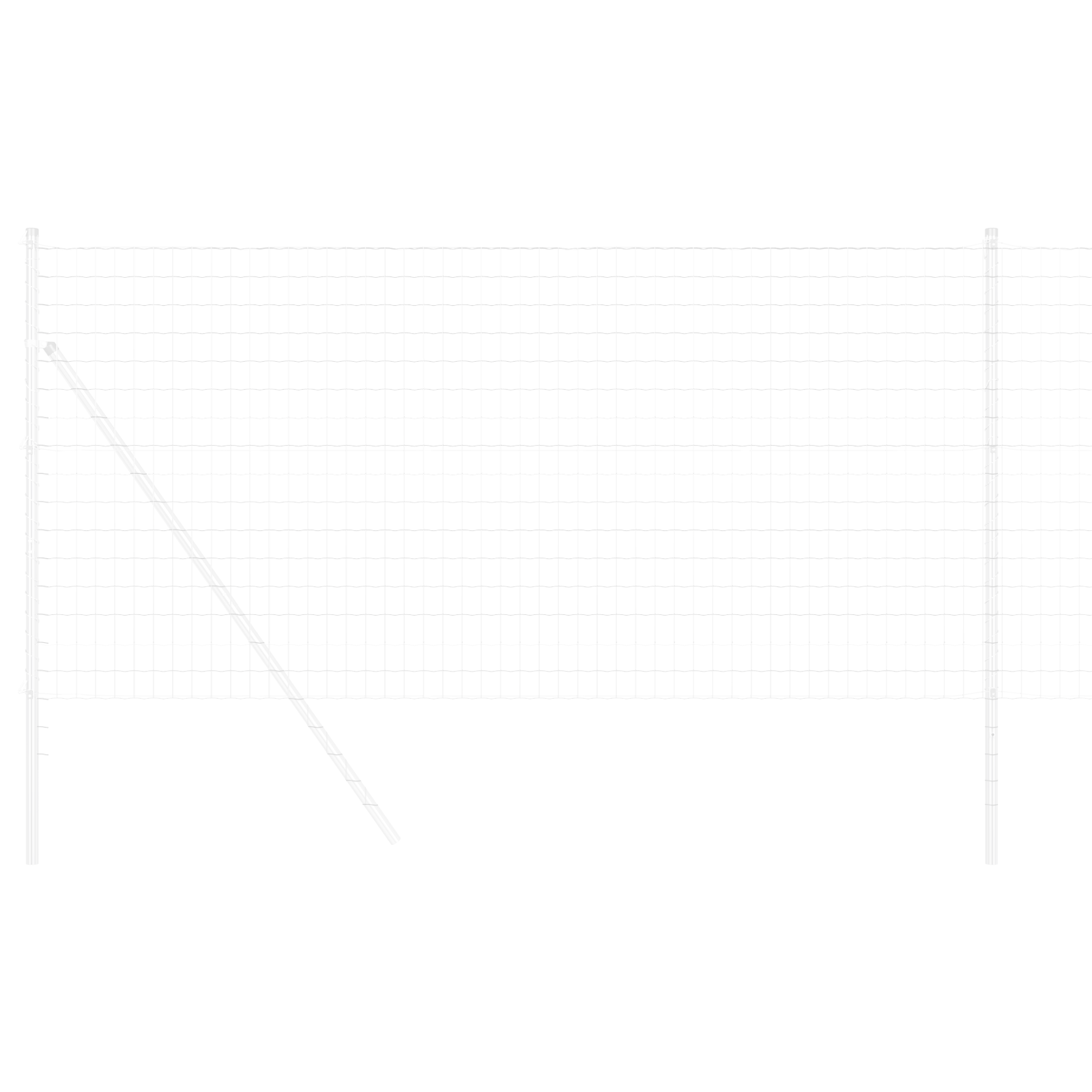 Gard Euro 1x25 m din Oțel Galvanizat GartenMobel Dekor