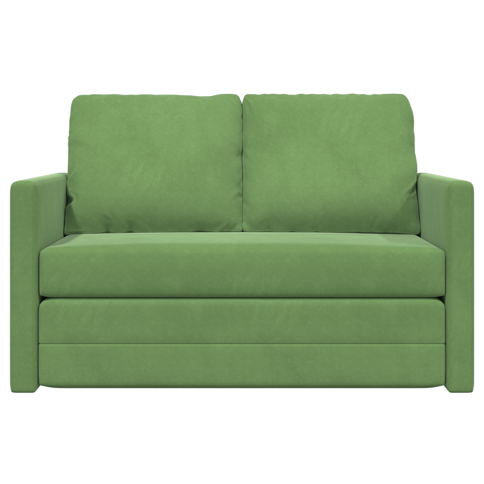 Canapea Verde deschis Țesătură, Lemn 2 locuri Canapea GartenMobel Dekor