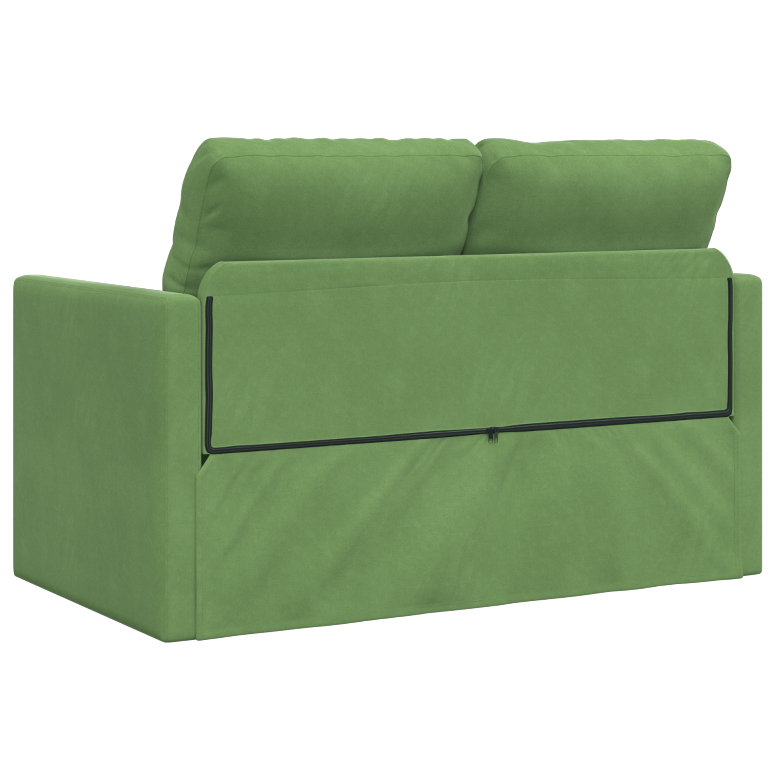 Canapea Verde deschis Țesătură, Lemn 2 locuri Canapea GartenMobel Dekor