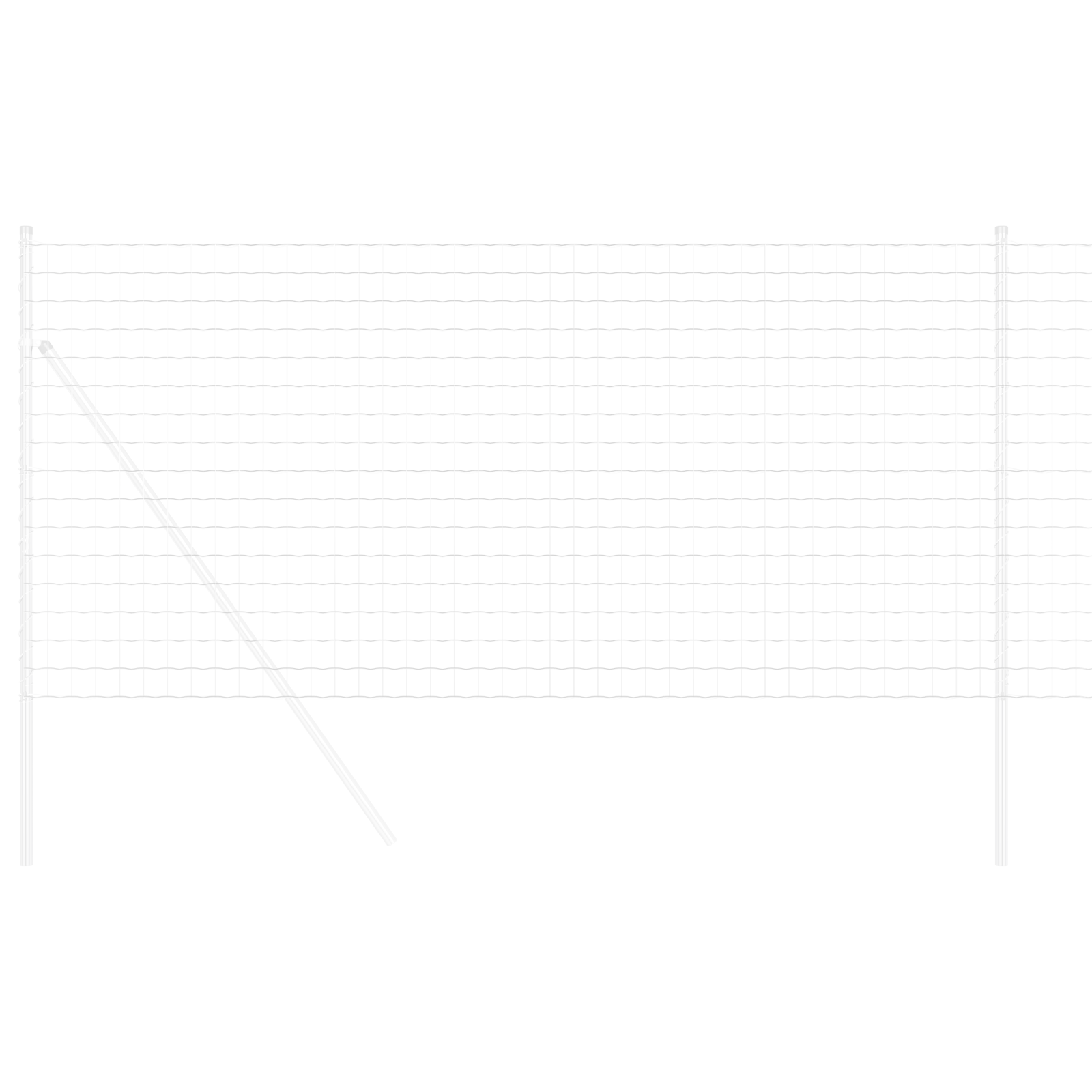 Euro Fence 1x25 m Oțel galvanizat GartenMobel Dekor