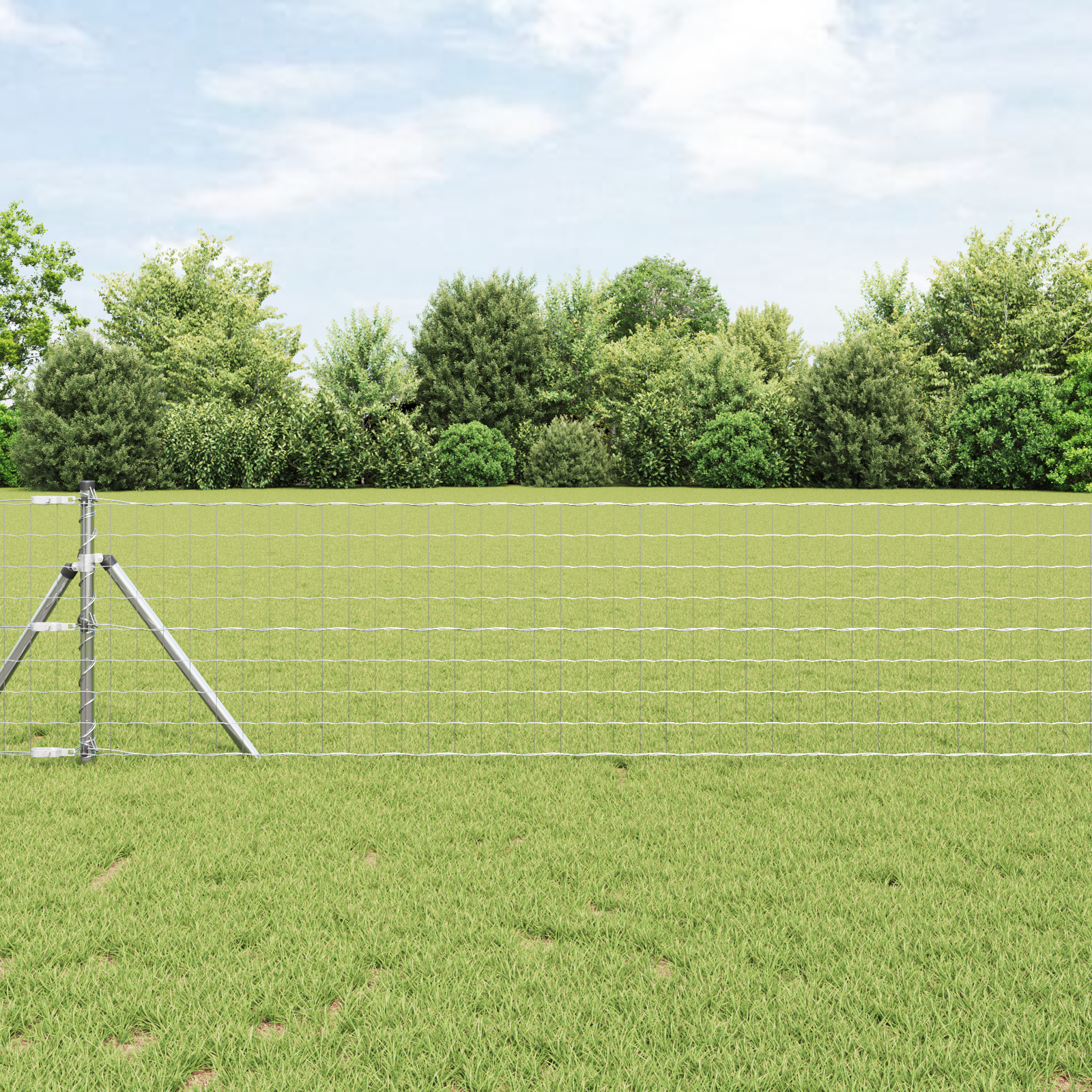 Îngrădire Euro 0.4x25 m Oțel Galvanizat GartenMobel Dekor