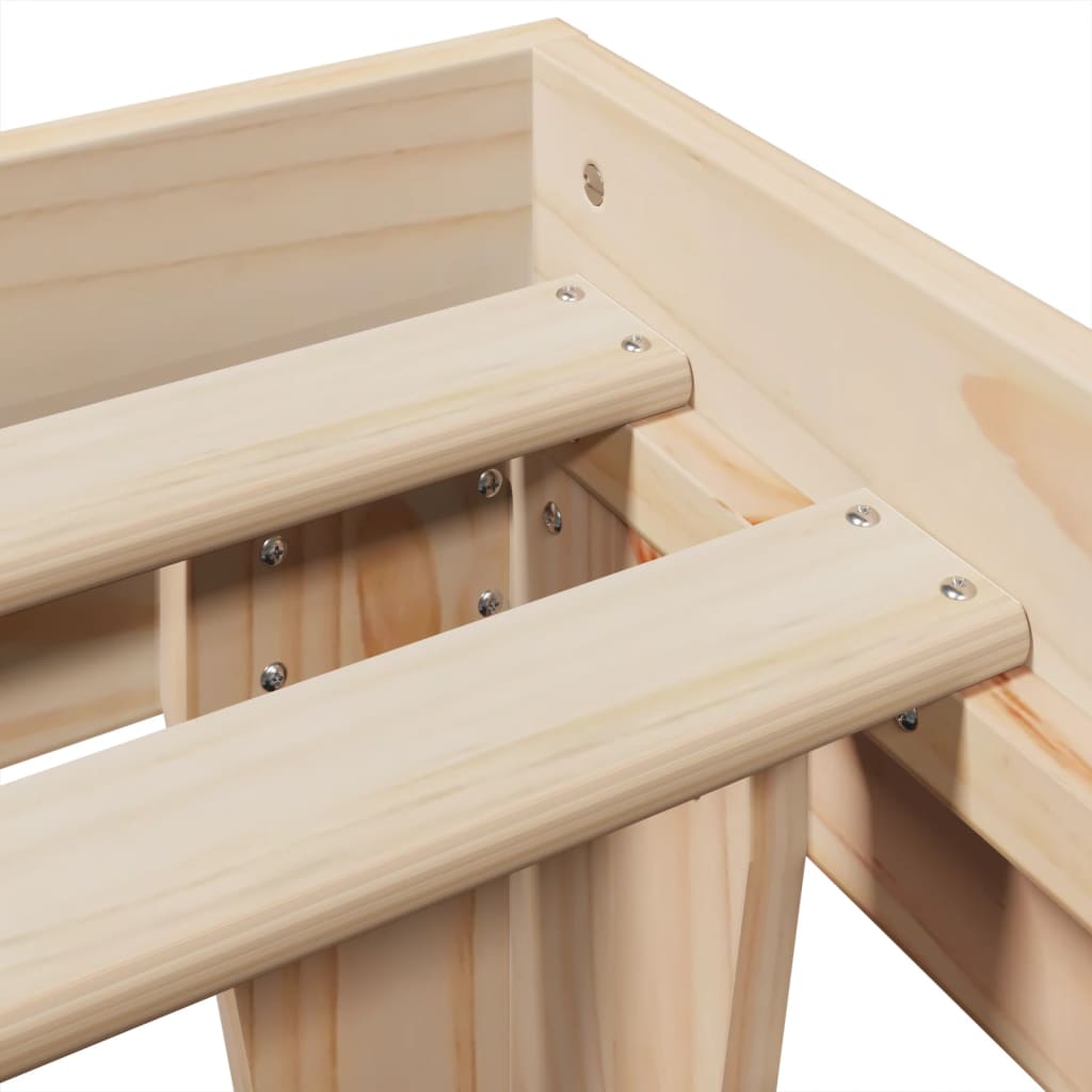 Cadru de pat fără saltea, 180x200 cm, lemn masiv pin GartenMobel Dekor