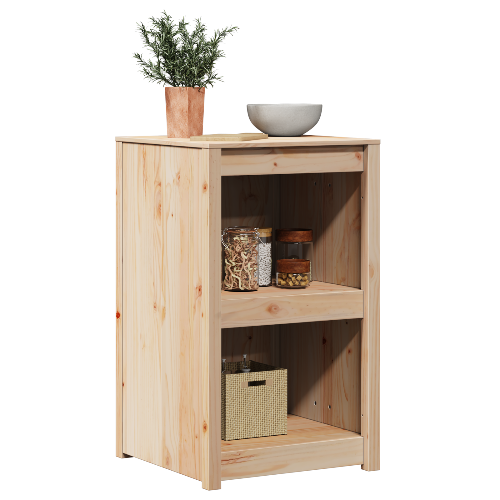 Dulap bucătărie afară 55x55x92 cm din lemn masiv de pin GartenMobel Dekor