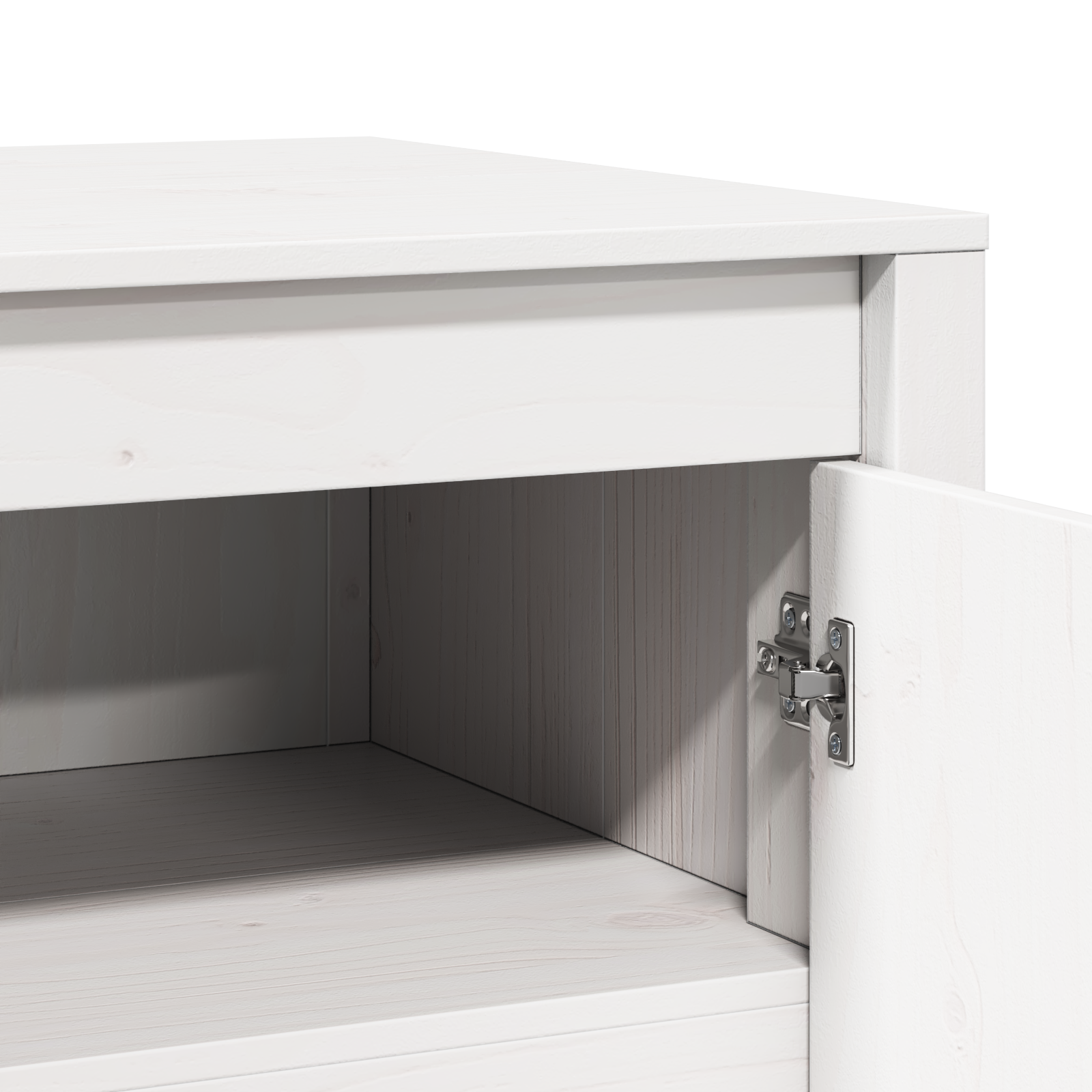 Dulap pentru bucătărie de exterior Alb 106x55x64 cm Lemn de pin solid GartenMobel Dekor
