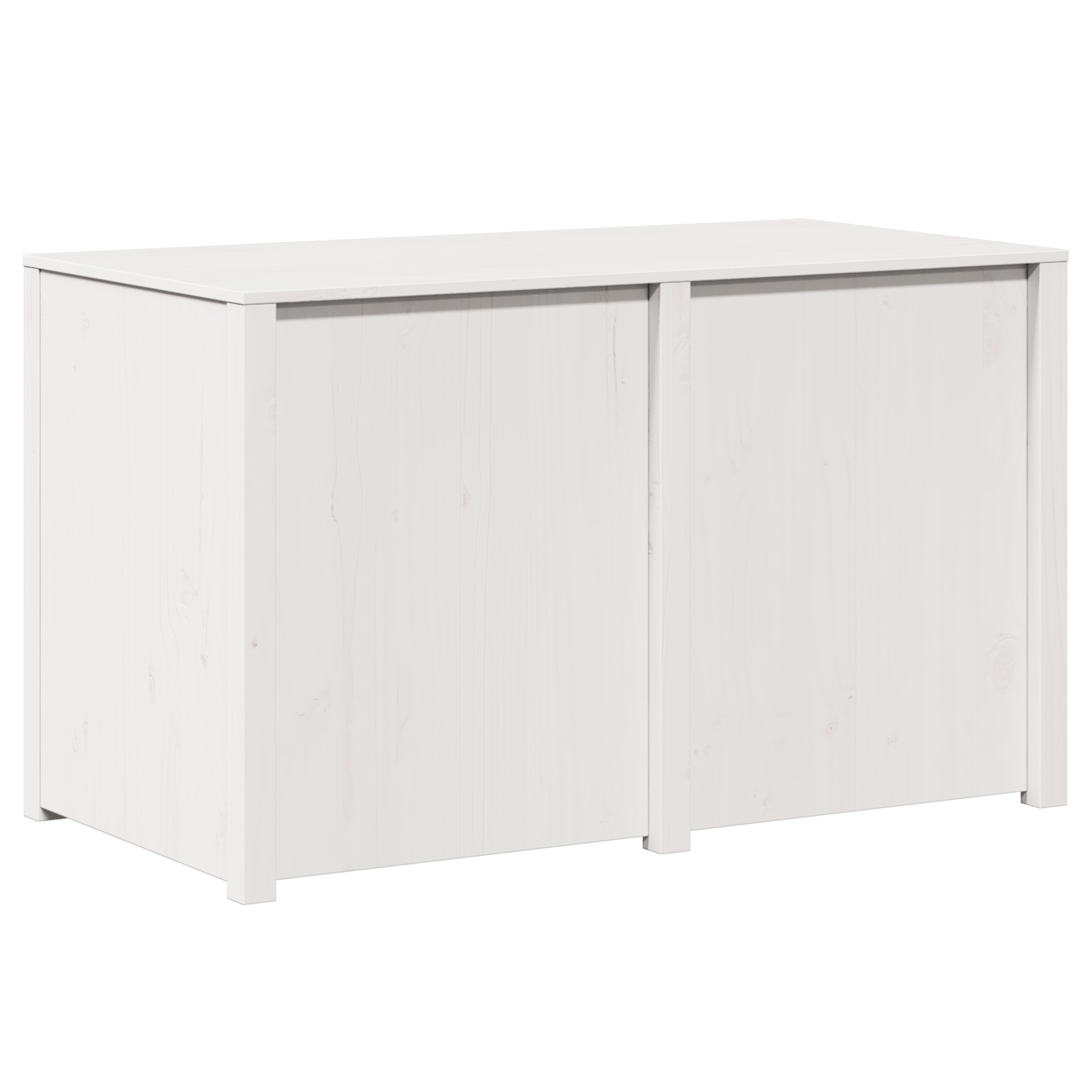 Dulap pentru bucătărie de exterior Alb 106x55x64 cm Lemn de pin solid GartenMobel Dekor