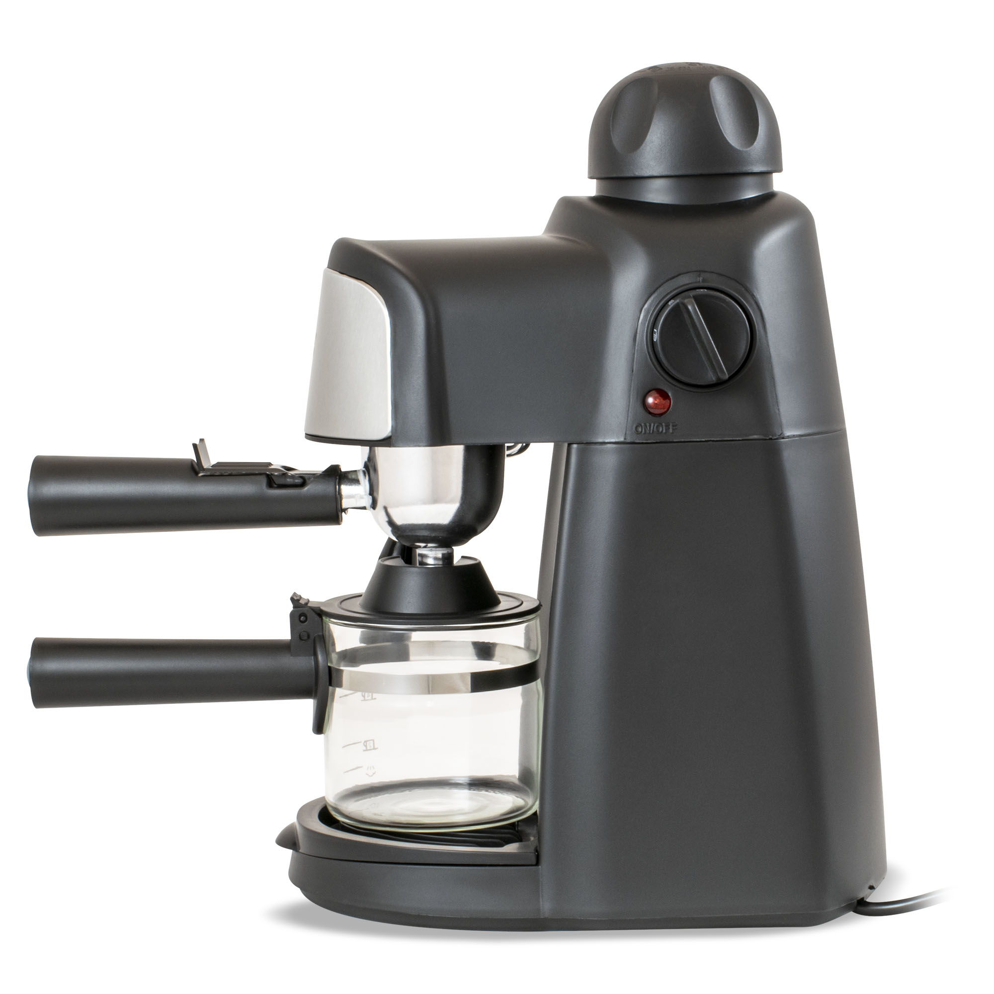 Espressor manual Zass ZEM 05, 800W, Dispozitiv Cappuccino, Negru ProDesign DailyAppliances