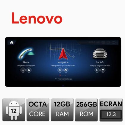 Navigatie Mercedes C W205 GLC V X NTG5, Android, Octa Core, 12+256, 12.3
