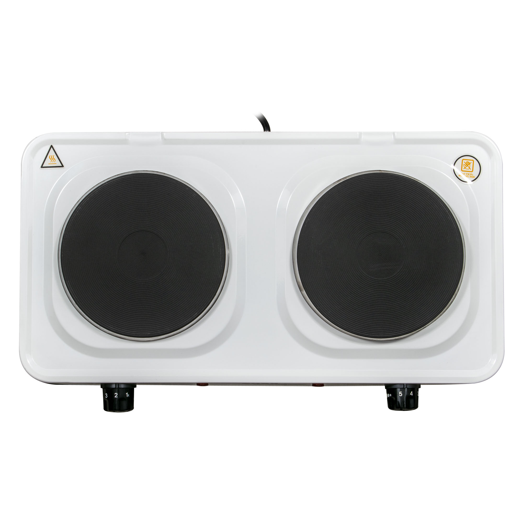 Plita electrica dubla Zass ZHP 05A, 2000W, 2 ochiuri, Temperatura 400 grade ProDesign DailyAppliances