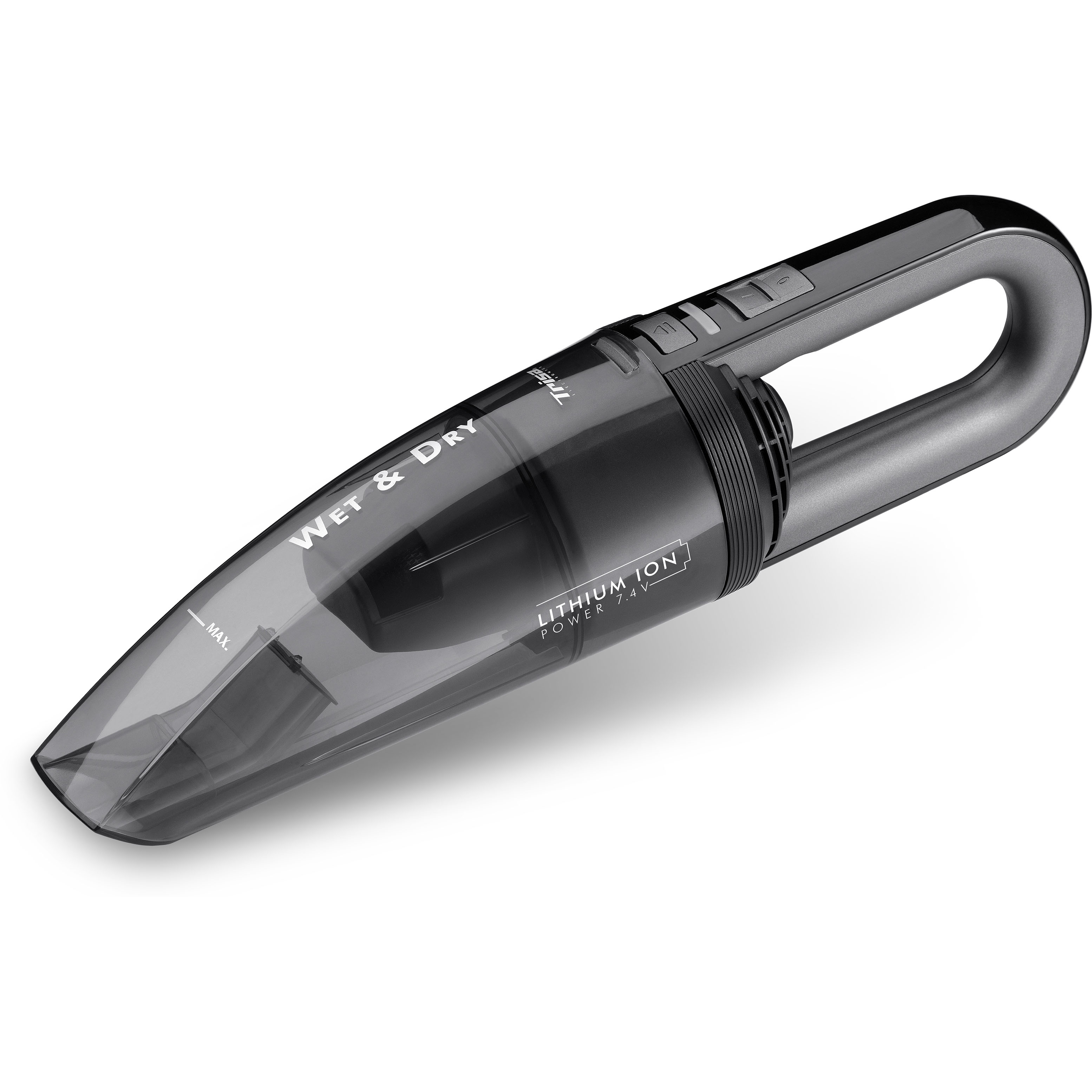 Aspirator de mana Trisa Quick Clean Classic T8542, Cod produs 9485.4210,Putere 40W, Bateria puternica de 7.4V, Capacitate de stocare 450ml ProDesign DailyAppliances