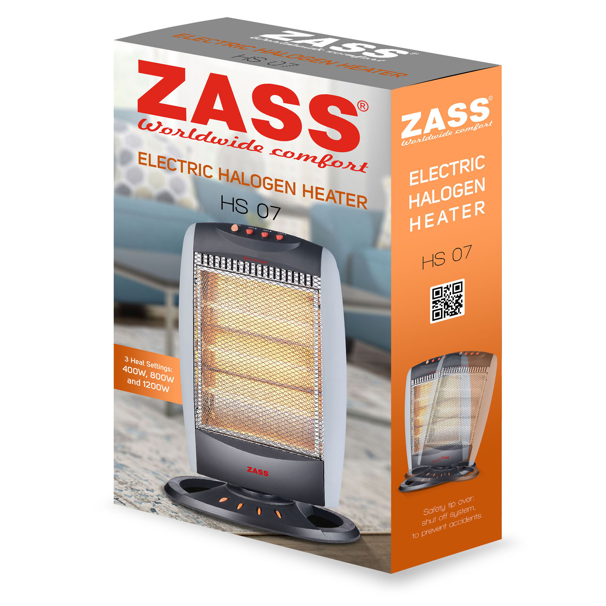 Radiator cu Halogen Zass ProDesign DailyAppliances
