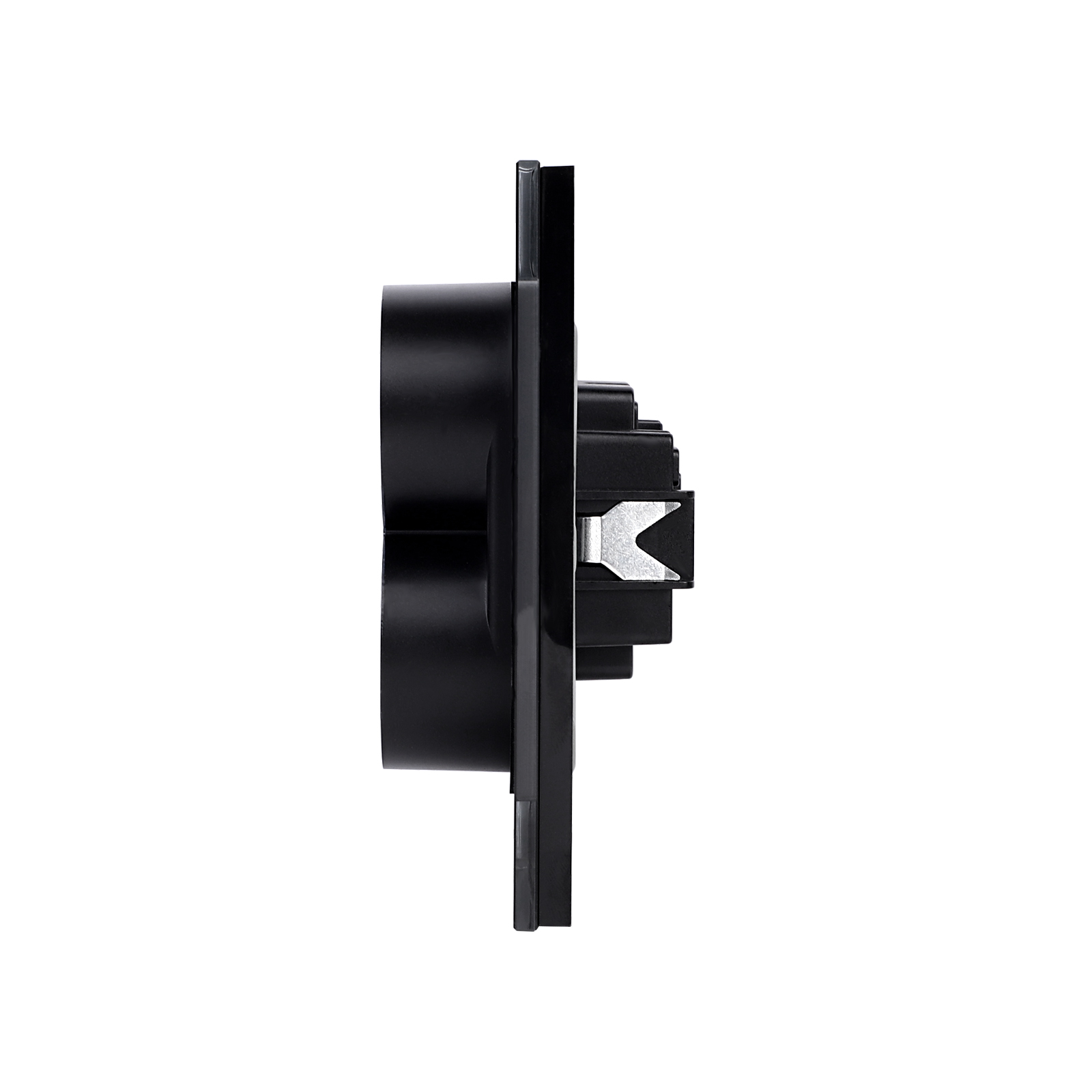 Priza Dubla cu Rama din Sticla LUXION Pentru Doza Simpla SmartElectro IntelligentHouse