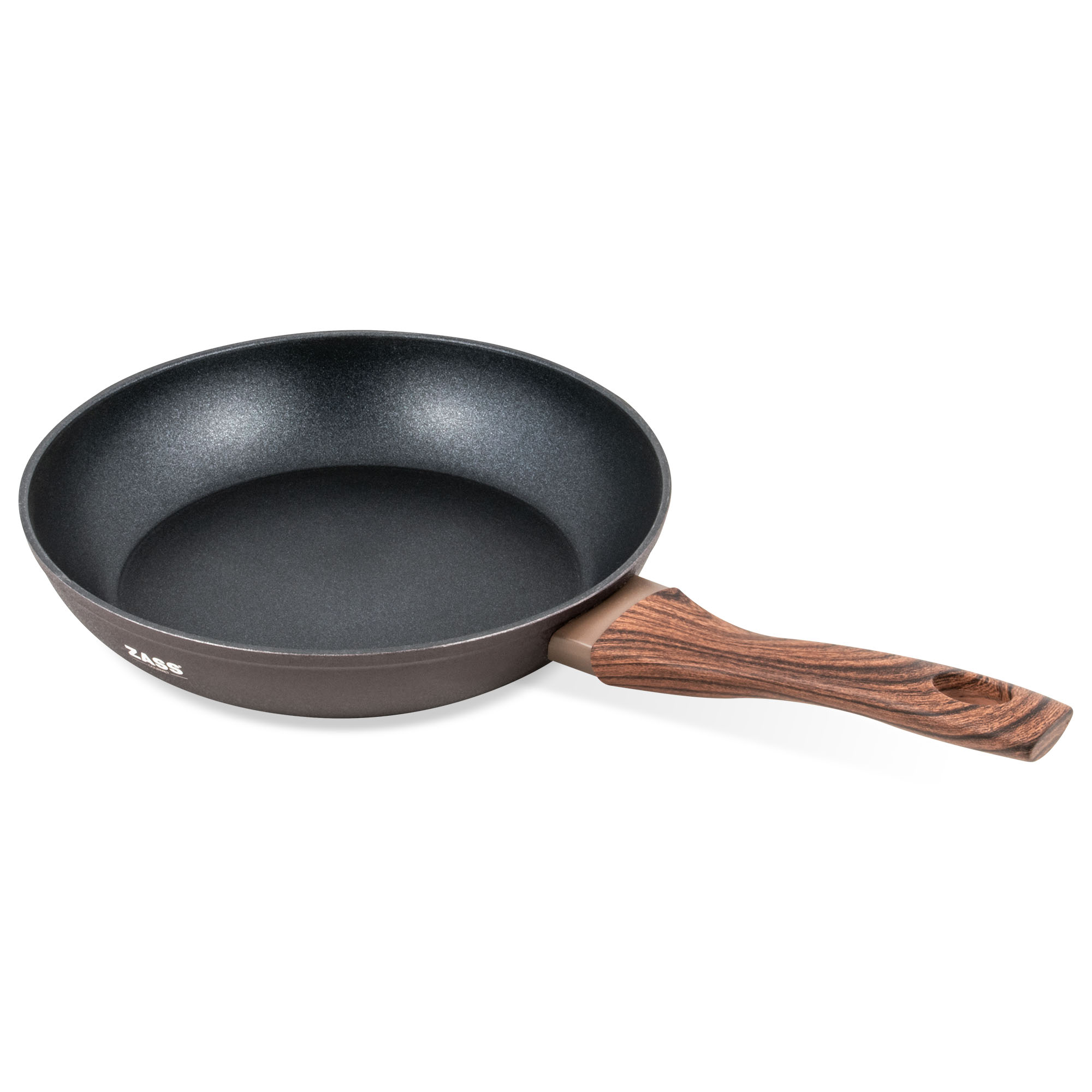 Tigaie ZG-AFP01-24 Zass Gourmet Antiaderenta, Din aluminiu turnat sub presiune, Diametru 24 cm ProDesign DailyAppliances