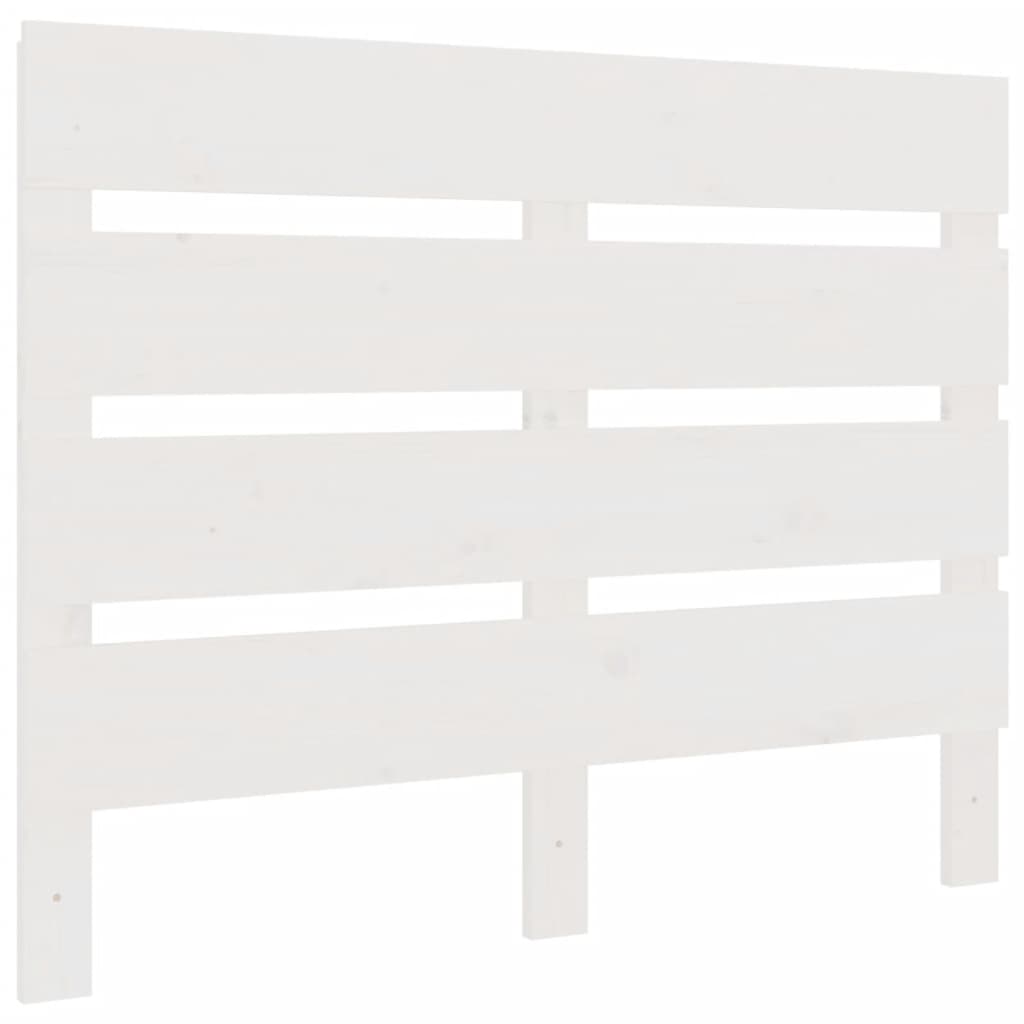Cadru de pat Single, alb, 90x190 cm, lemn masiv de pin GartenMobel Dekor