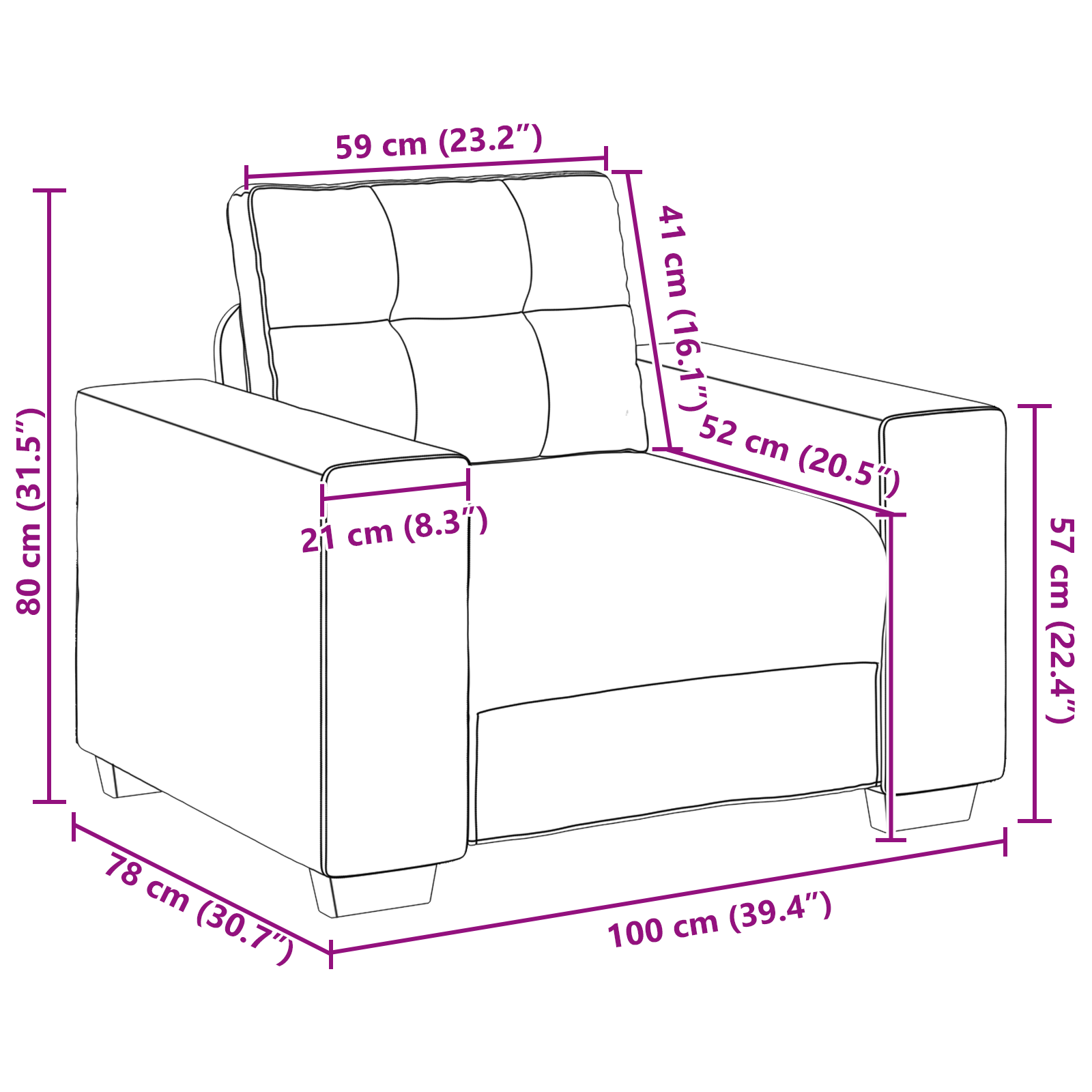 Set canapea, 3 piese, perne gri nor, textil GartenMobel Dekor