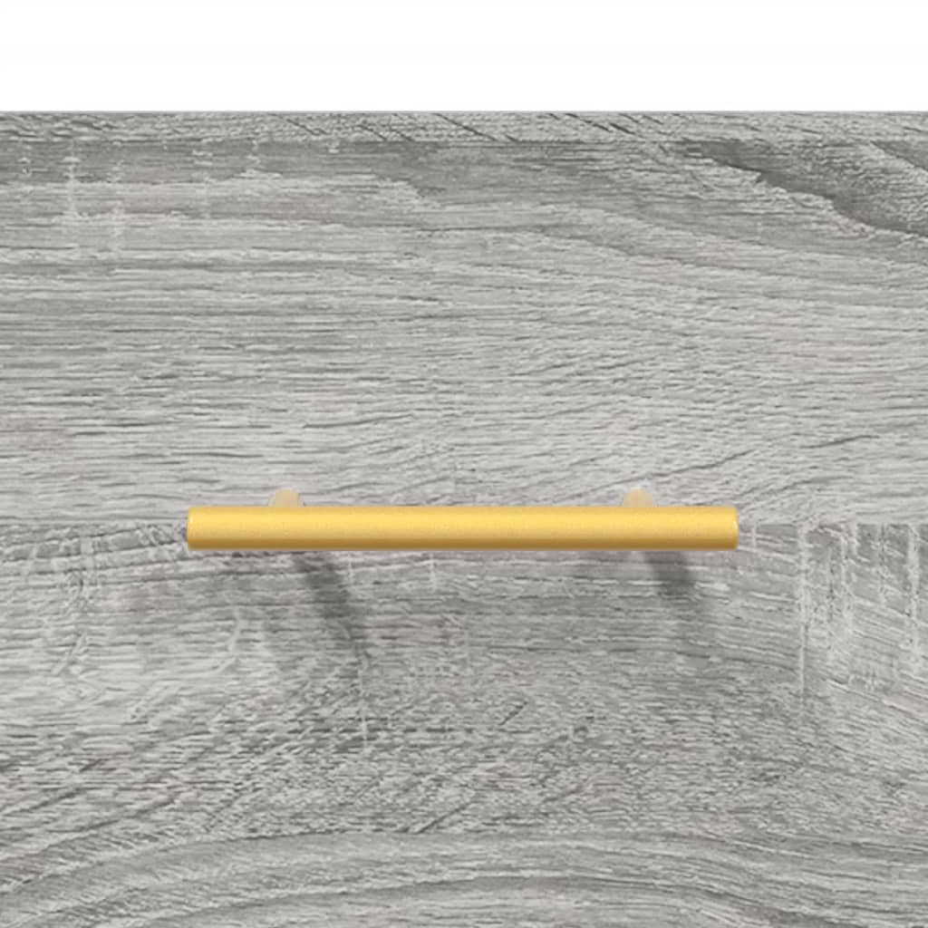 Dulap înalt, gri sonoma, 69,5x34x180 cm, lemn compozit GartenMobel Dekor
