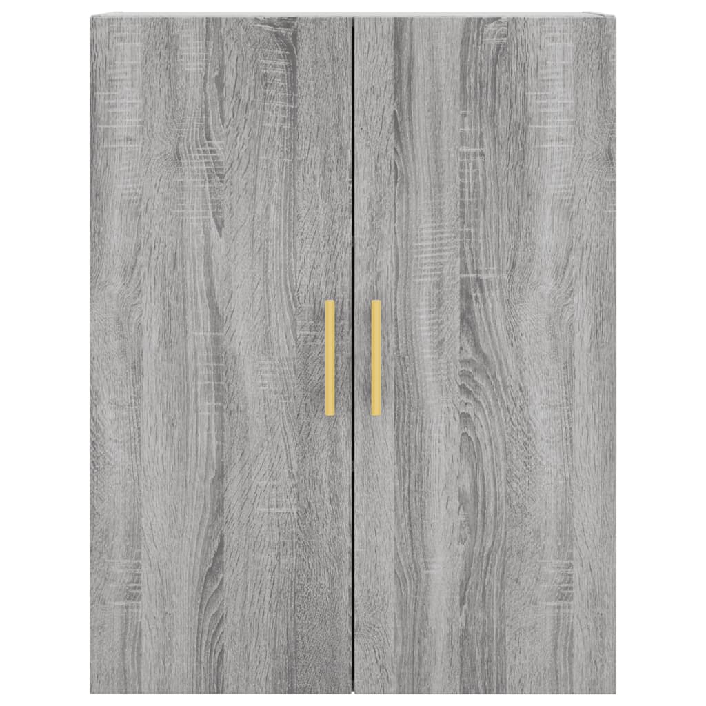 Dulap înalt, gri sonoma, 69,5x34x180 cm, lemn compozit GartenMobel Dekor