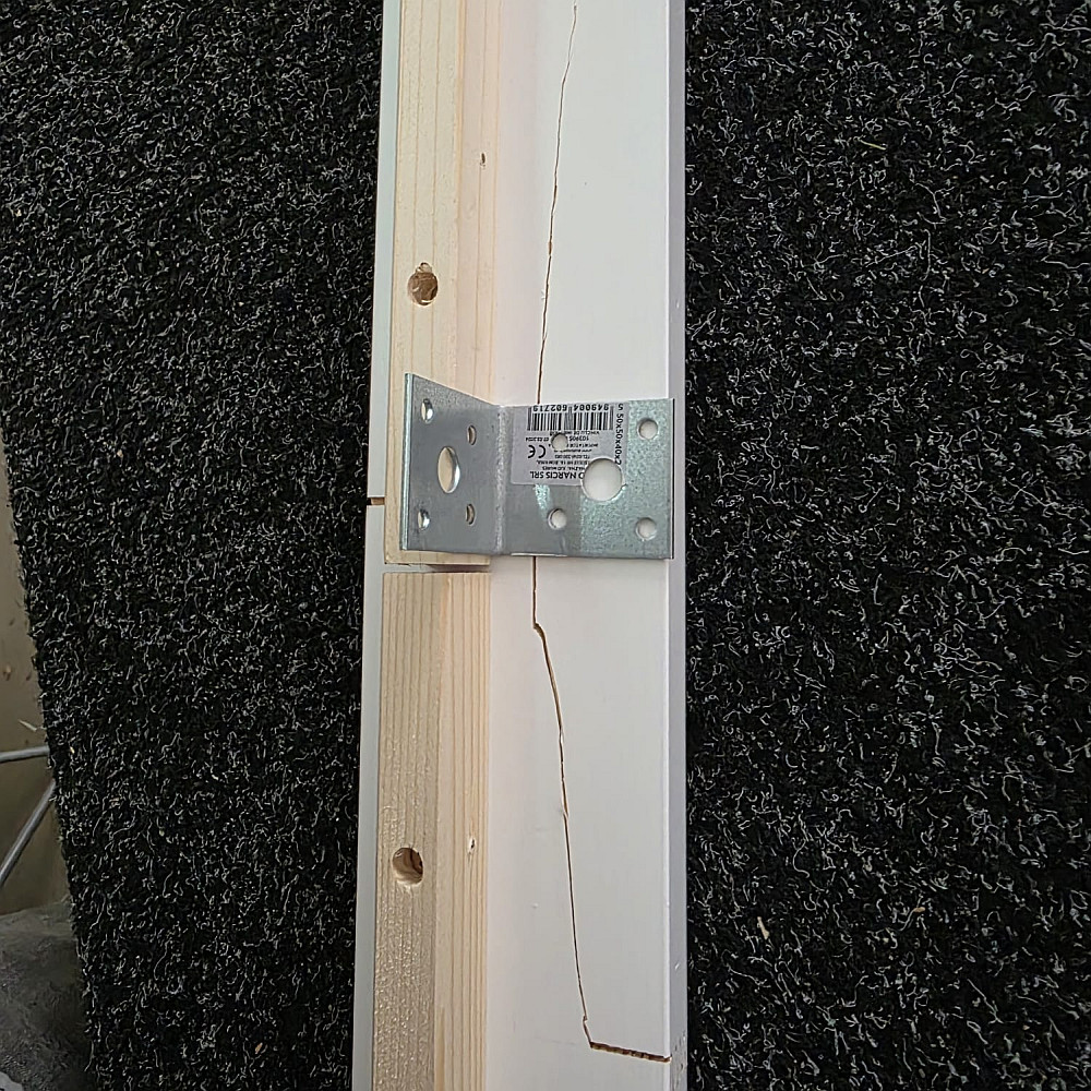 RESIGILAT - Pat Copii Hesel tip Casuta cu Protectie Impotriva Caderilor, 90x200 cm, Lemn de Brad, Alb