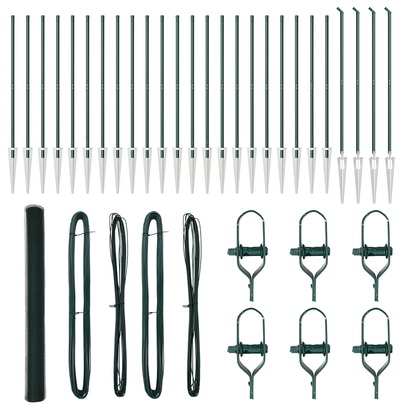 Împrejmuire Hexagonală  Verde 1,5x50 m Oțel GartenMobel Dekor