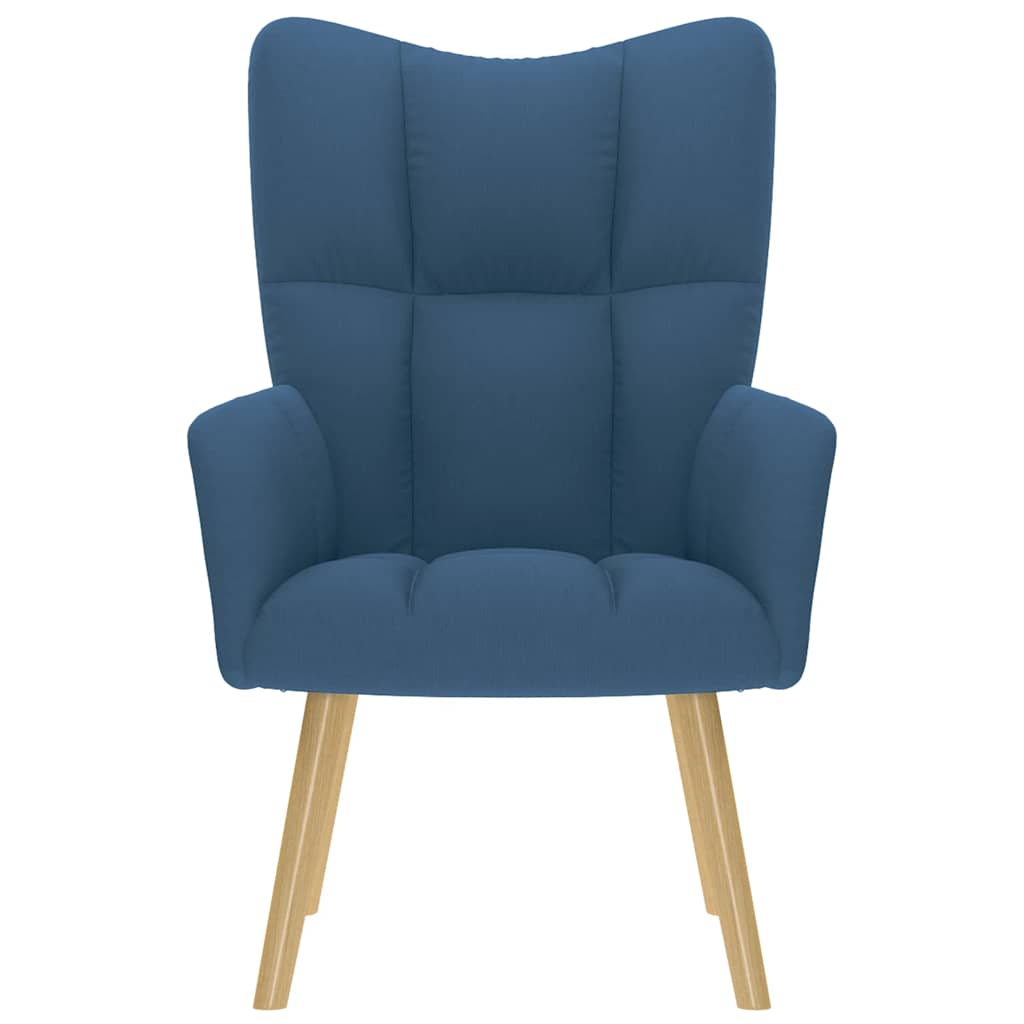 Scaun de relaxare, albastru, material textil GartenMobel Dekor