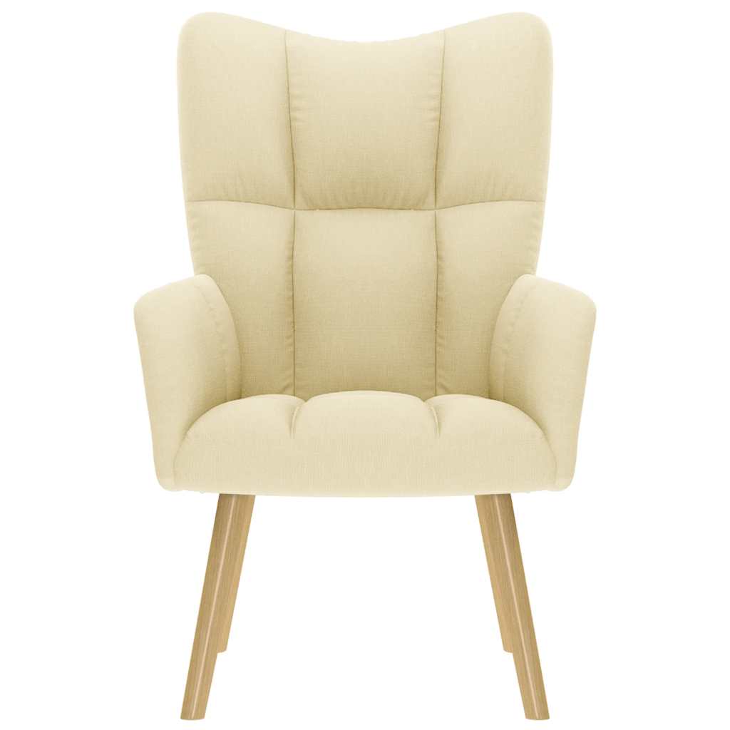 Scaun de relaxare, crem, material textil GartenMobel Dekor