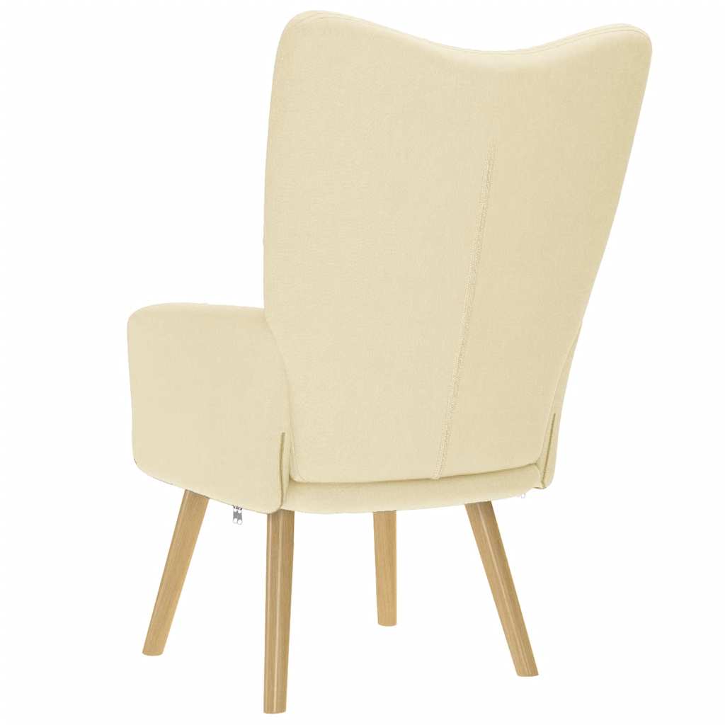 Scaun de relaxare, crem, material textil GartenMobel Dekor