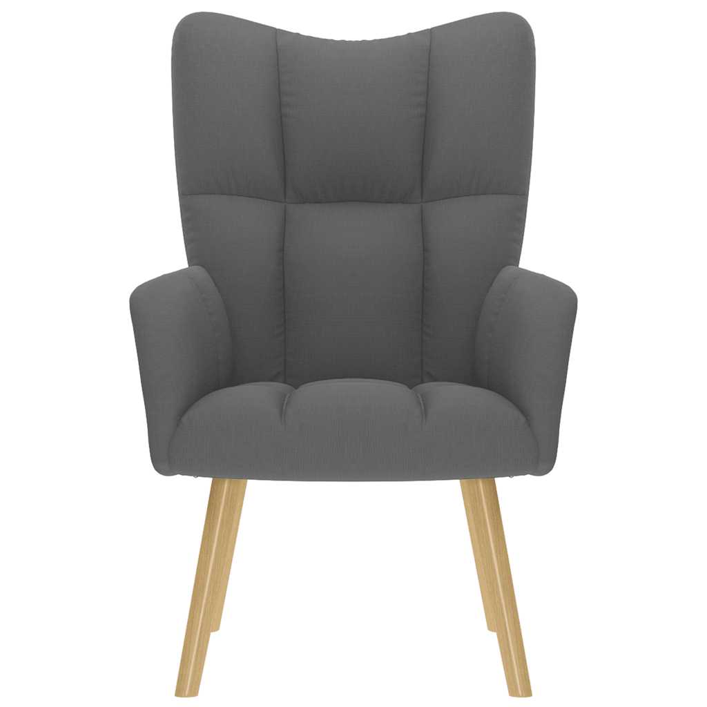 Scaun de relaxare, gri închis, material textil GartenMobel Dekor