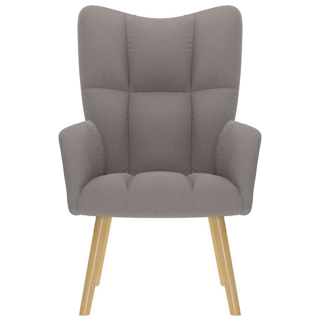 Scaun de relaxare, gri taupe, material textil GartenMobel Dekor