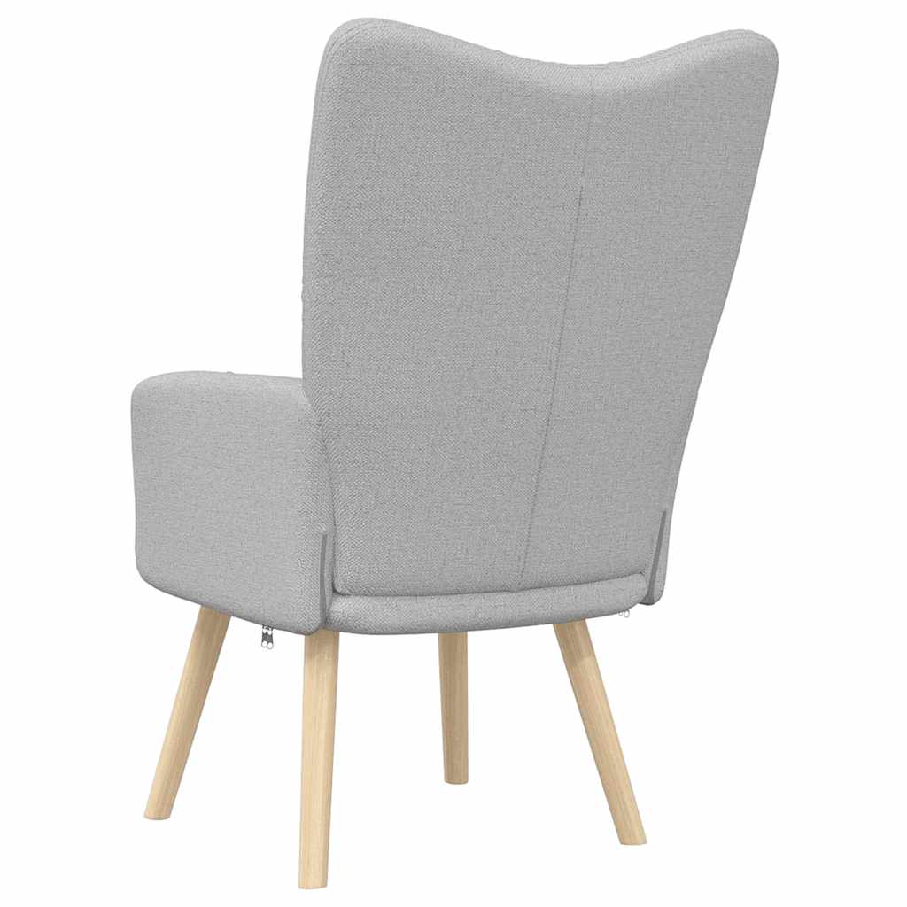 Scaun de relaxare Cloud Grey Fabric GartenMobel Dekor