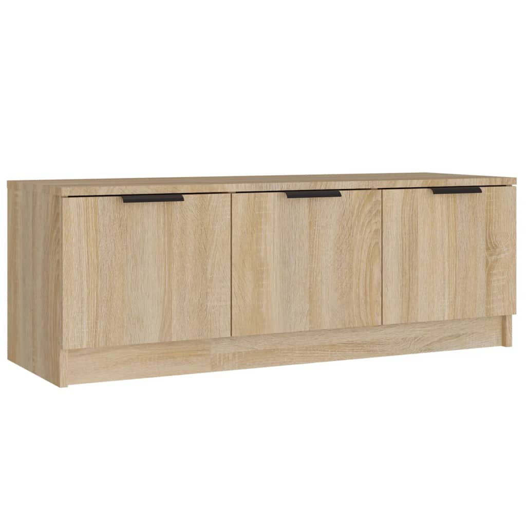 Comodă TV, stejar sonoma, 102x35x36,5 cm, lemn prelucrat GartenMobel Dekor
