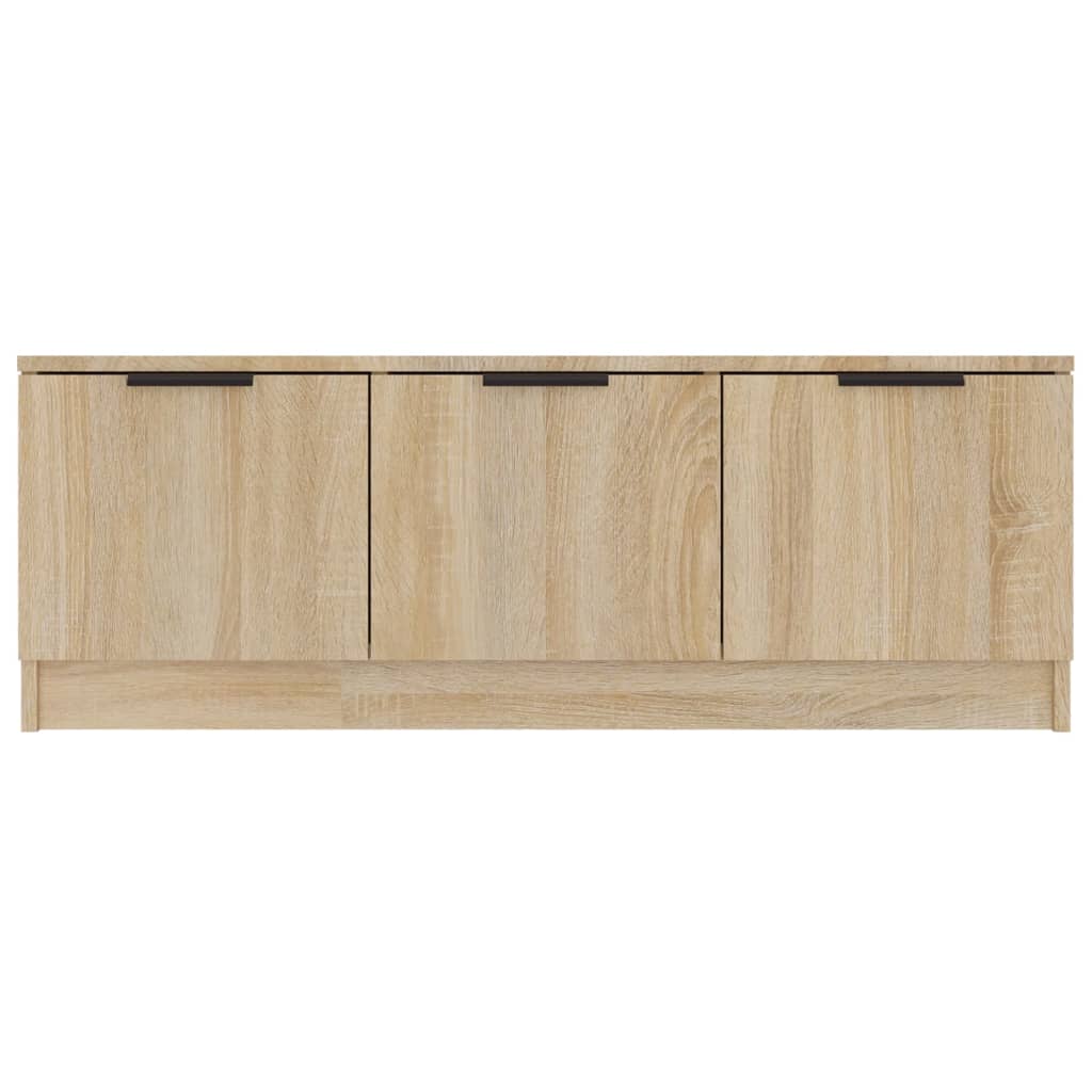 Comodă TV, stejar sonoma, 102x35x36,5 cm, lemn prelucrat GartenMobel Dekor